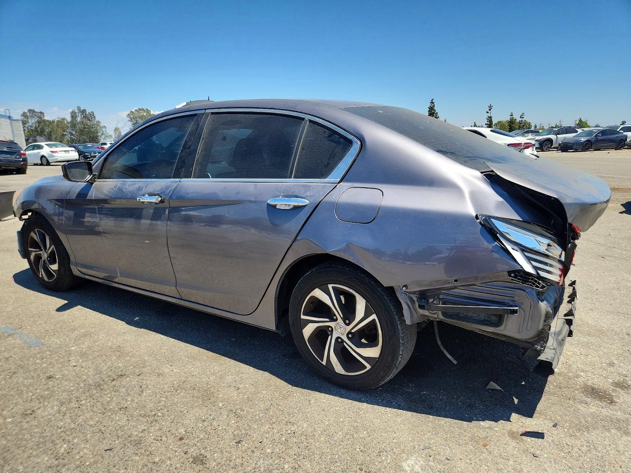 2016 Honda Accord Lx Gray vin: 1HGCR2F49GA005955