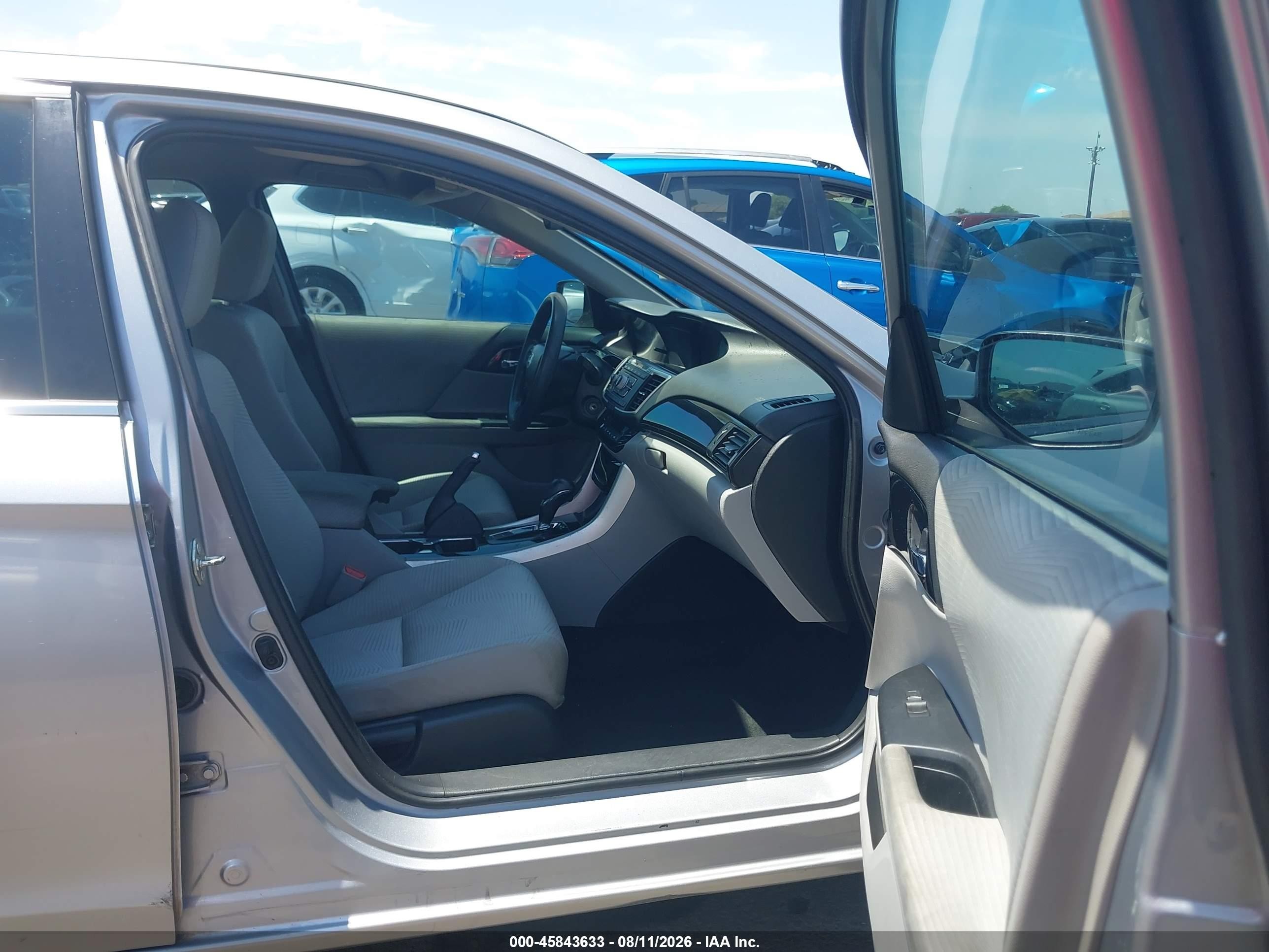 2016 Honda Accord Lx Silver vin: 1HGCR2F49GA097486