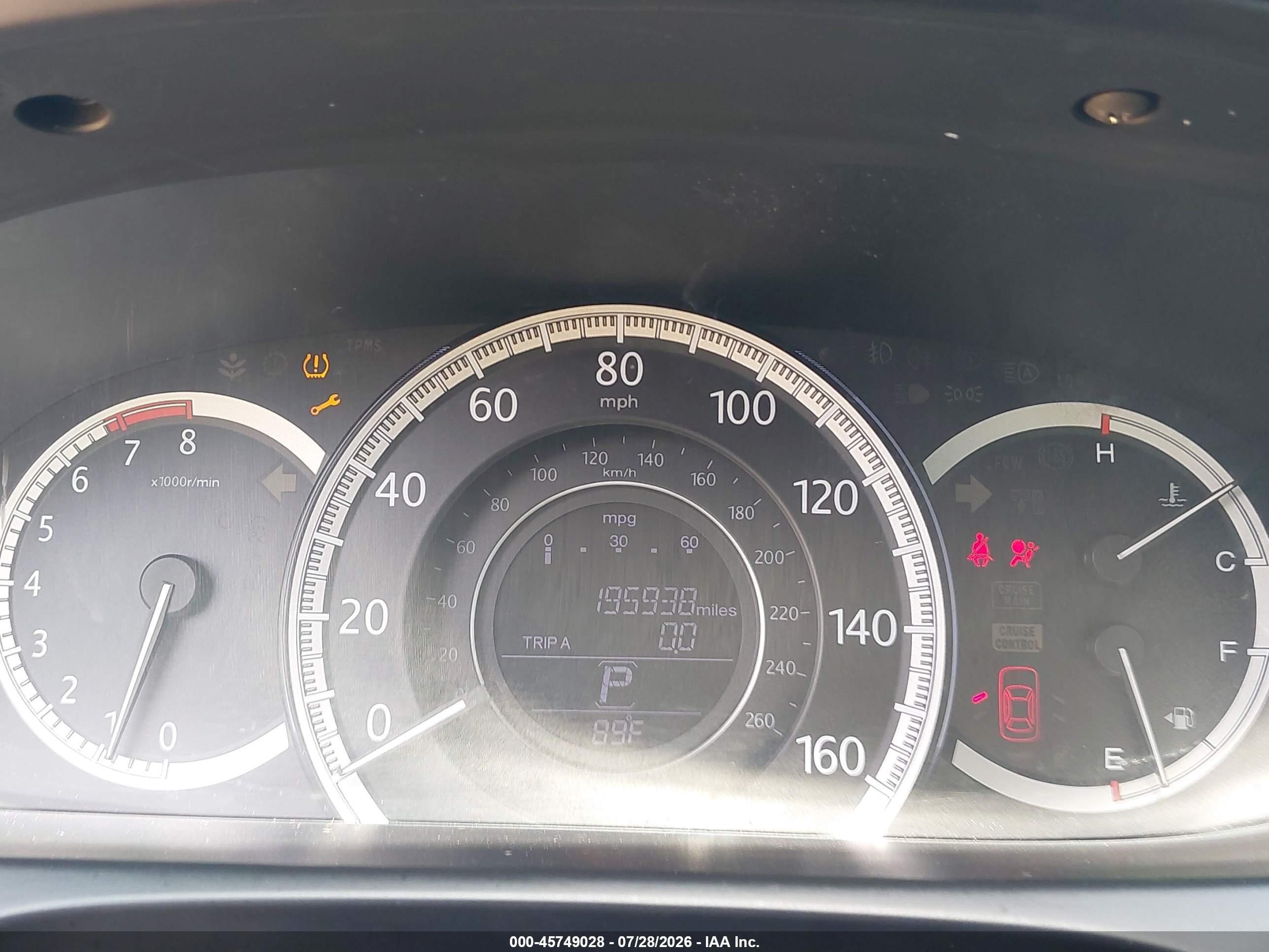 2013 Honda Accord Sport Белый vin: 1HGCR2F50DA020316