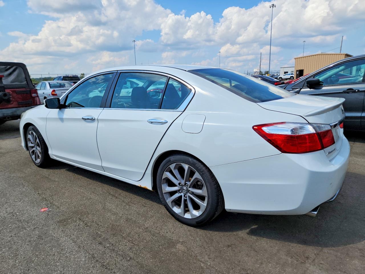 2013 Honda Accord Sport White vin: 1HGCR2F50DA045085