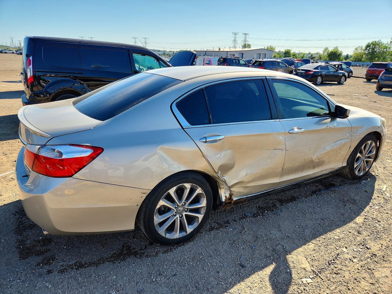 2013 Honda Accord Sport Tan vin: 1HGCR2F50DA050612