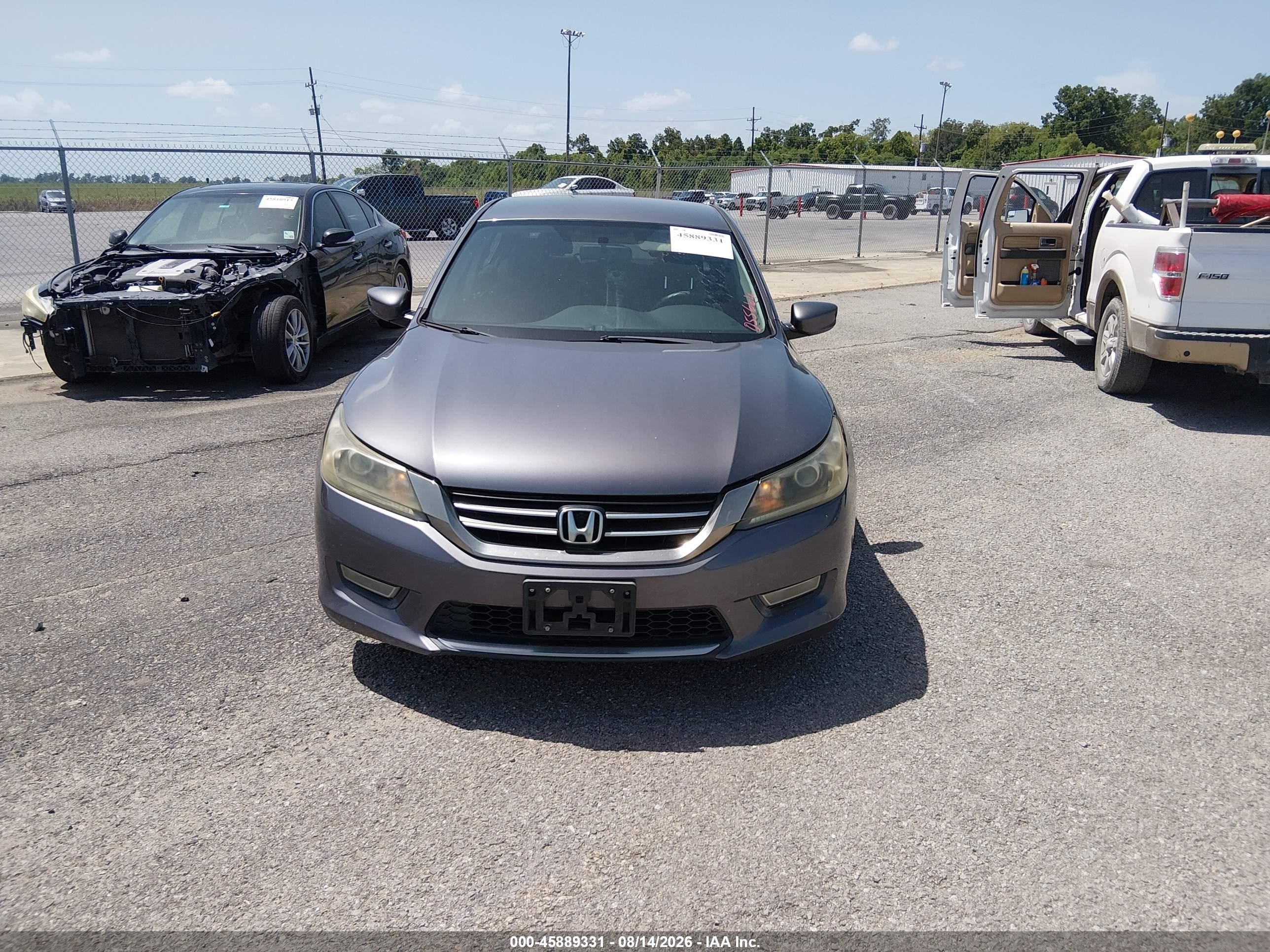 2013 Honda Accord Sport Серый vin: 1HGCR2F50DA055664