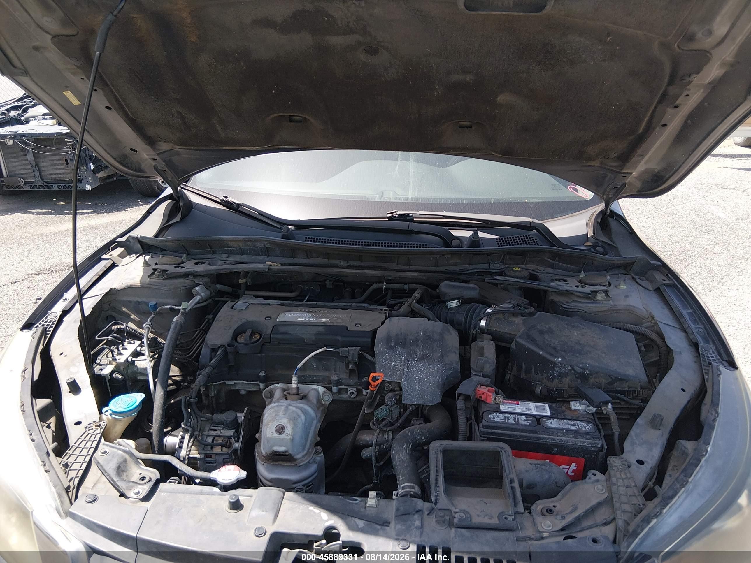 2013 Honda Accord Sport Серый vin: 1HGCR2F50DA055664