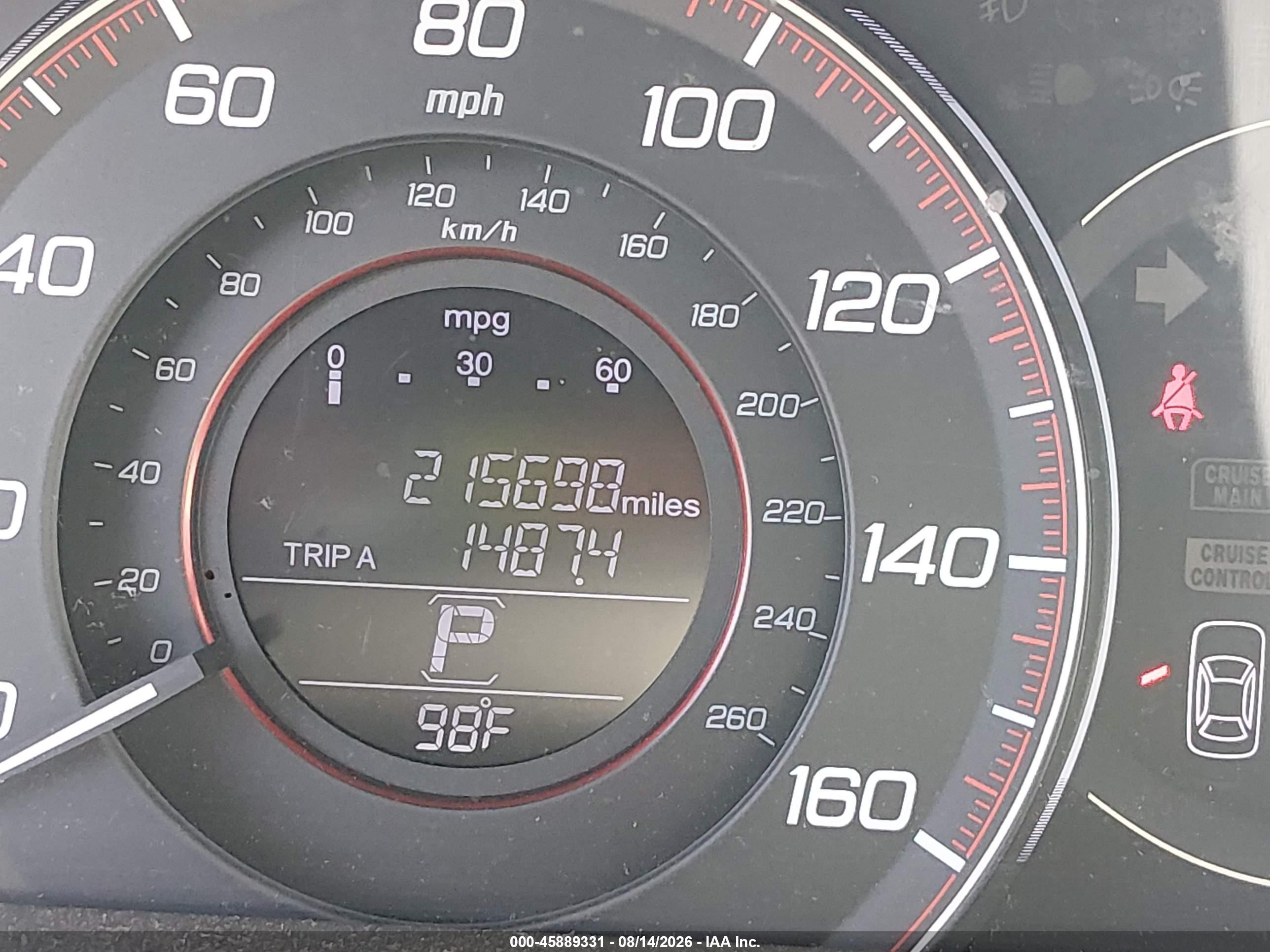 2013 Honda Accord Sport Серый vin: 1HGCR2F50DA055664