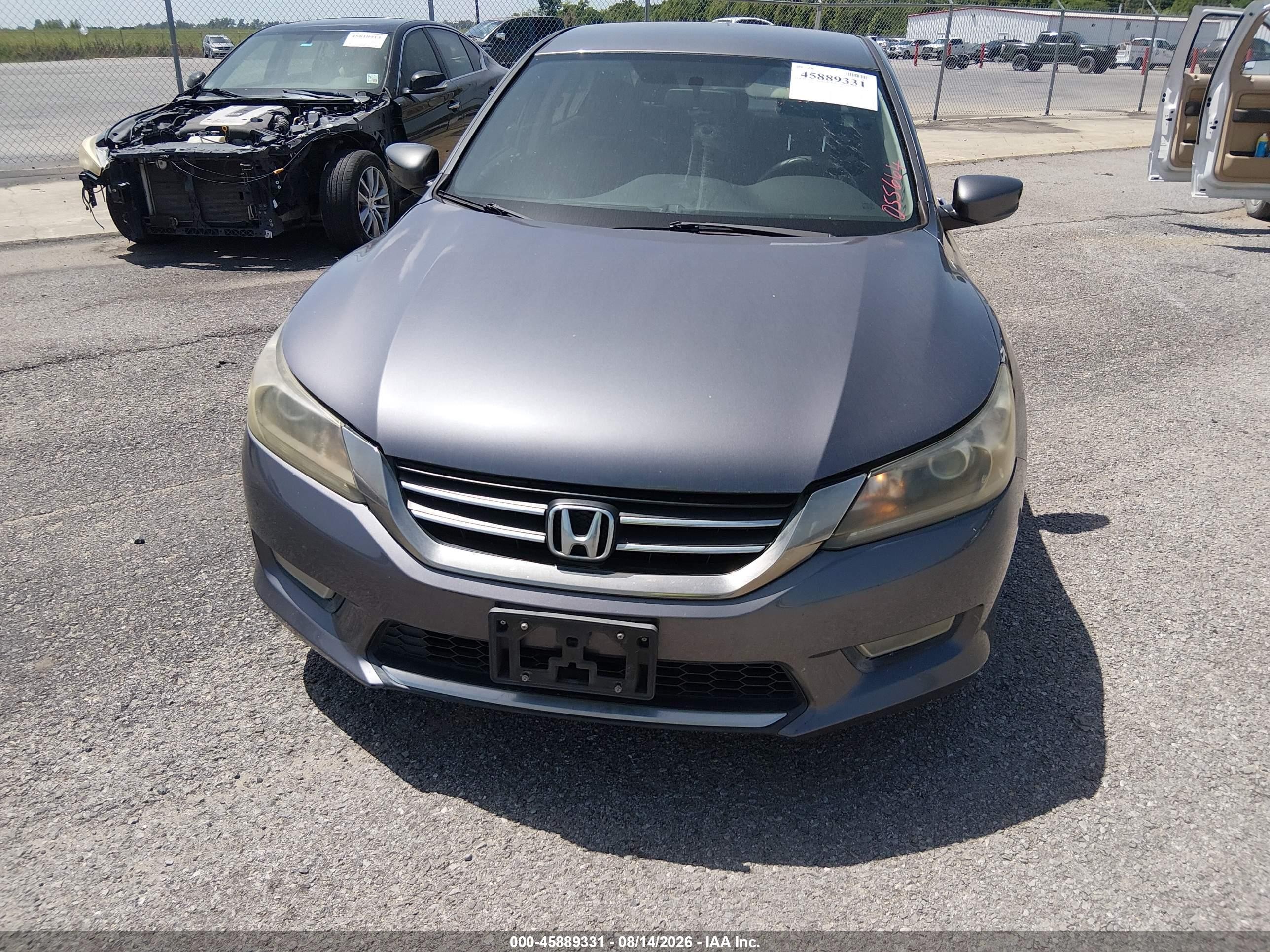 2013 Honda Accord Sport Серый vin: 1HGCR2F50DA055664