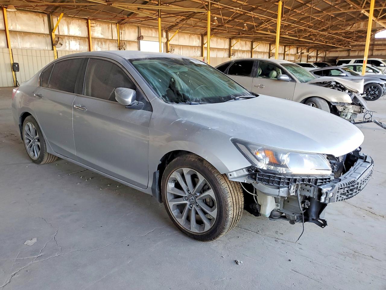 2013 Honda Accord Sport Silver vin: 1HGCR2F50DA059973