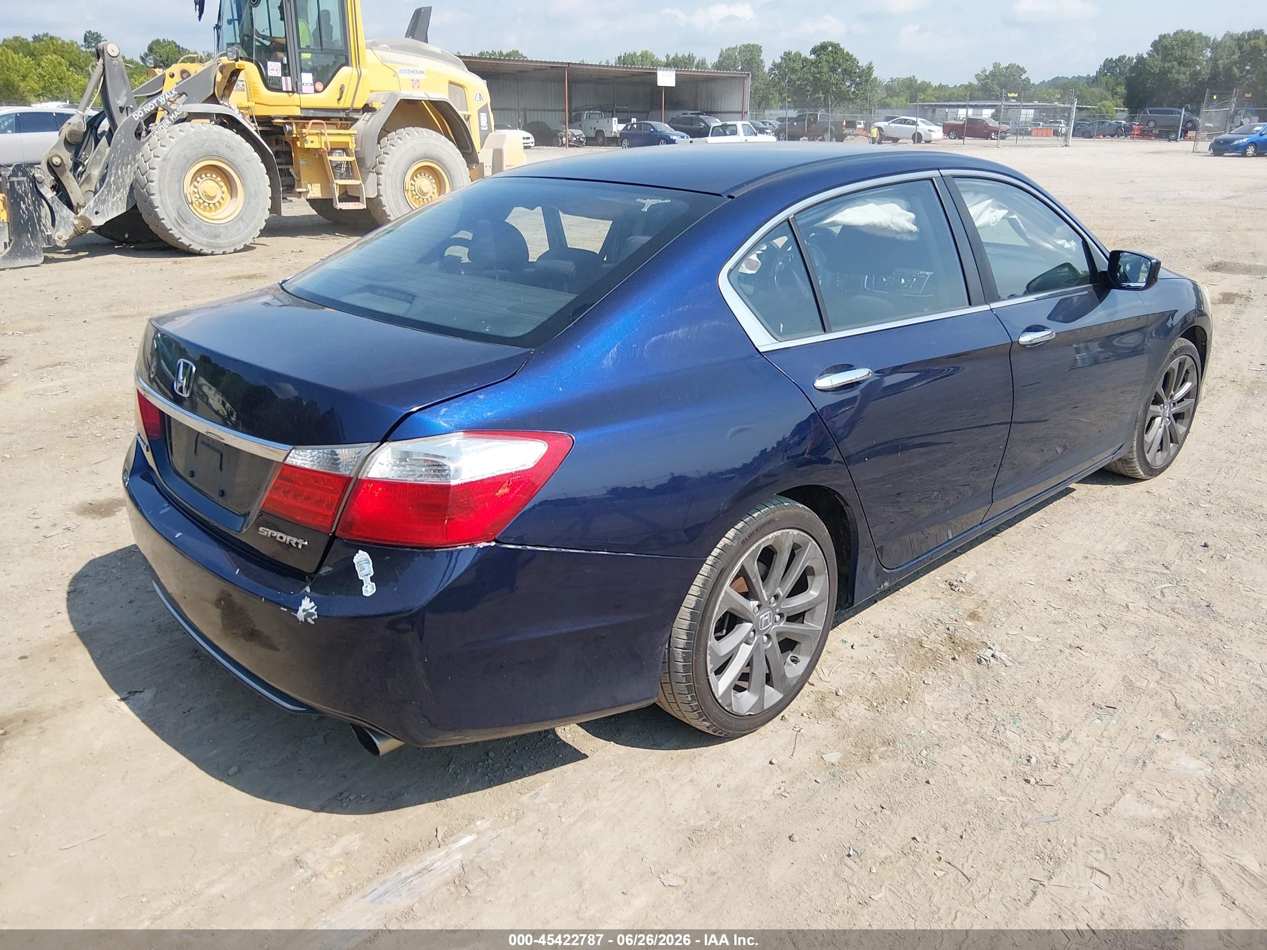 2013 Honda Accord Sport Blue vin: 1HGCR2F50DA060699