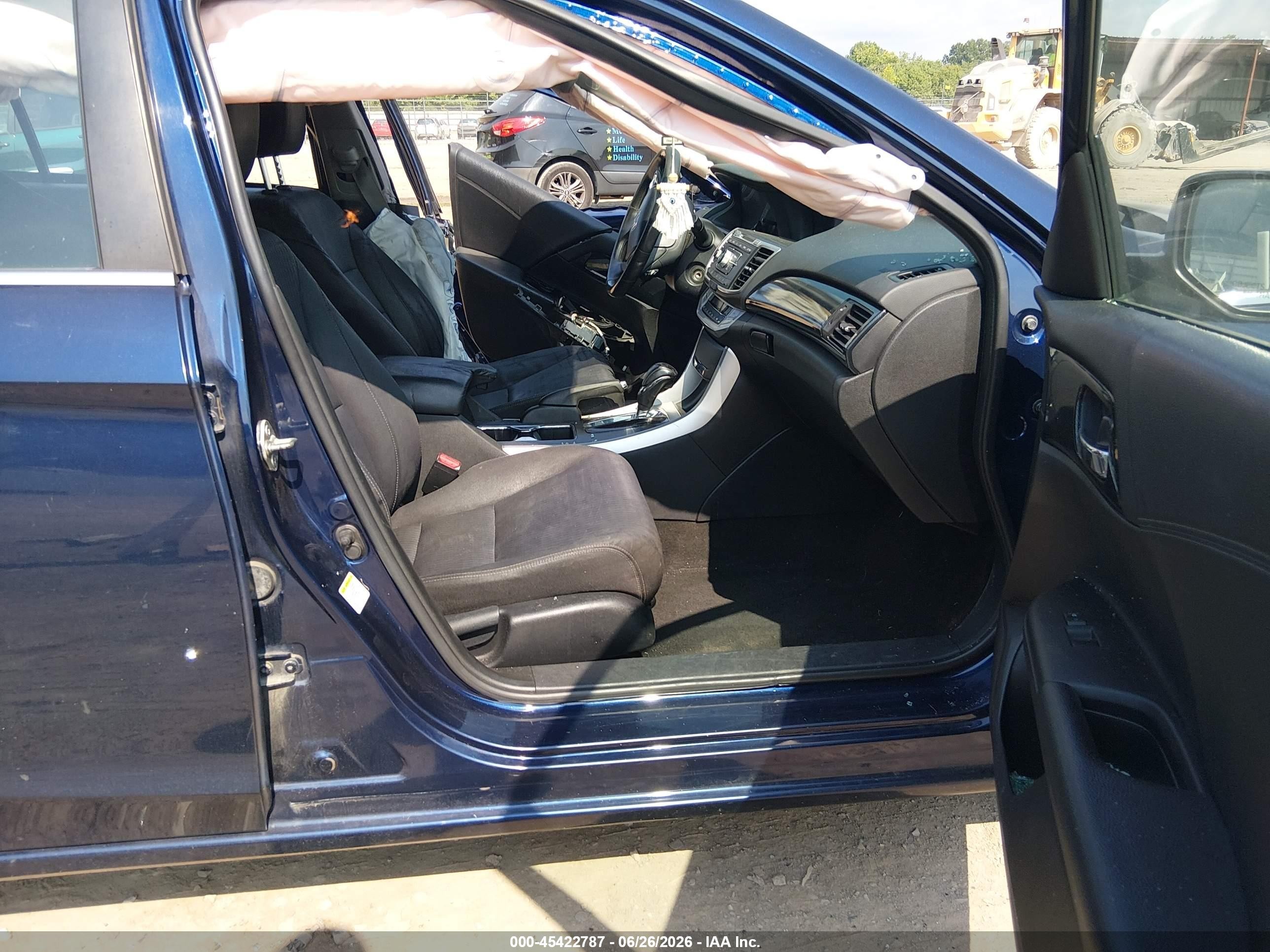 2013 Honda Accord Sport Blue vin: 1HGCR2F50DA060699
