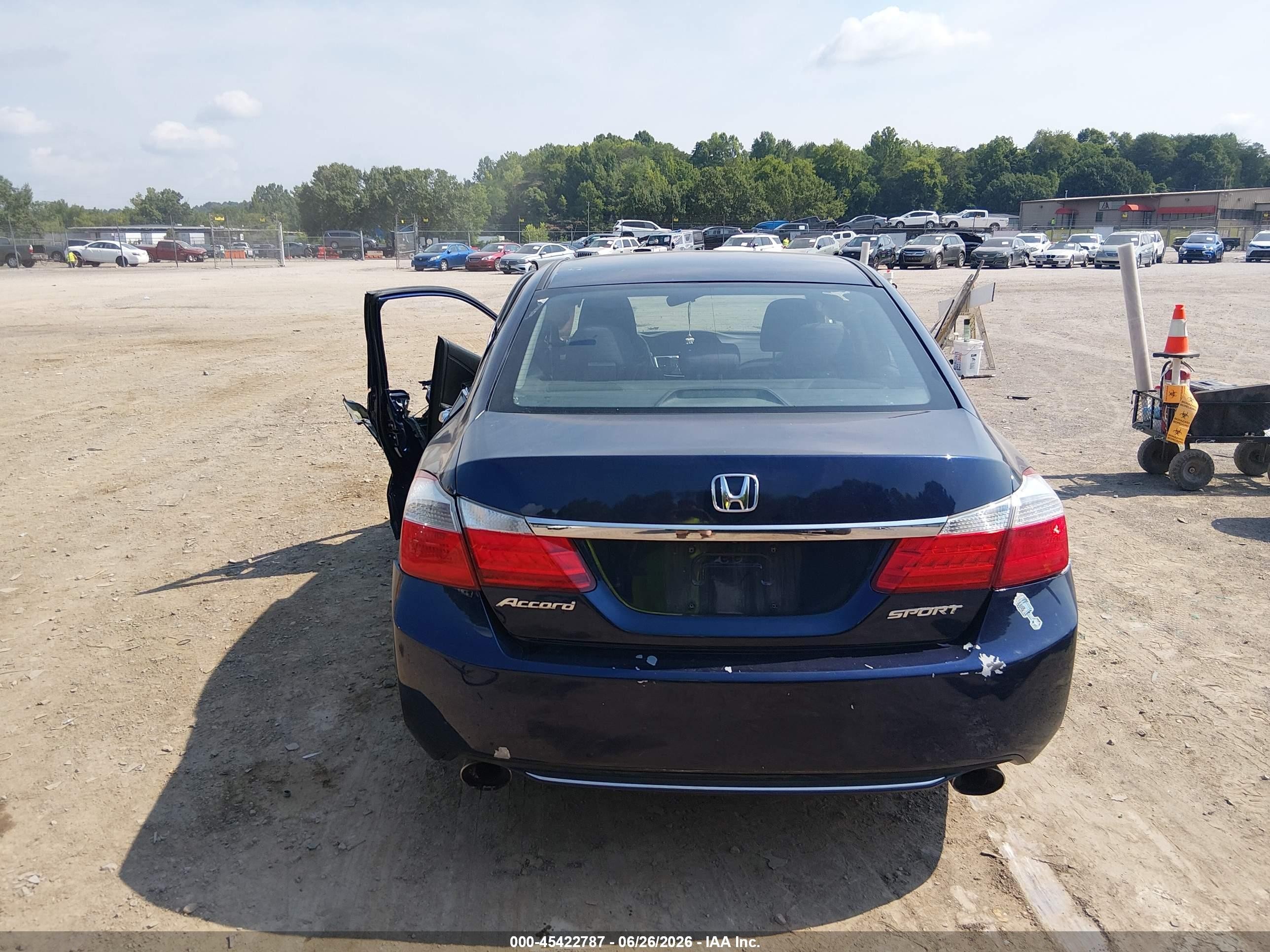 2013 Honda Accord Sport Blue vin: 1HGCR2F50DA060699