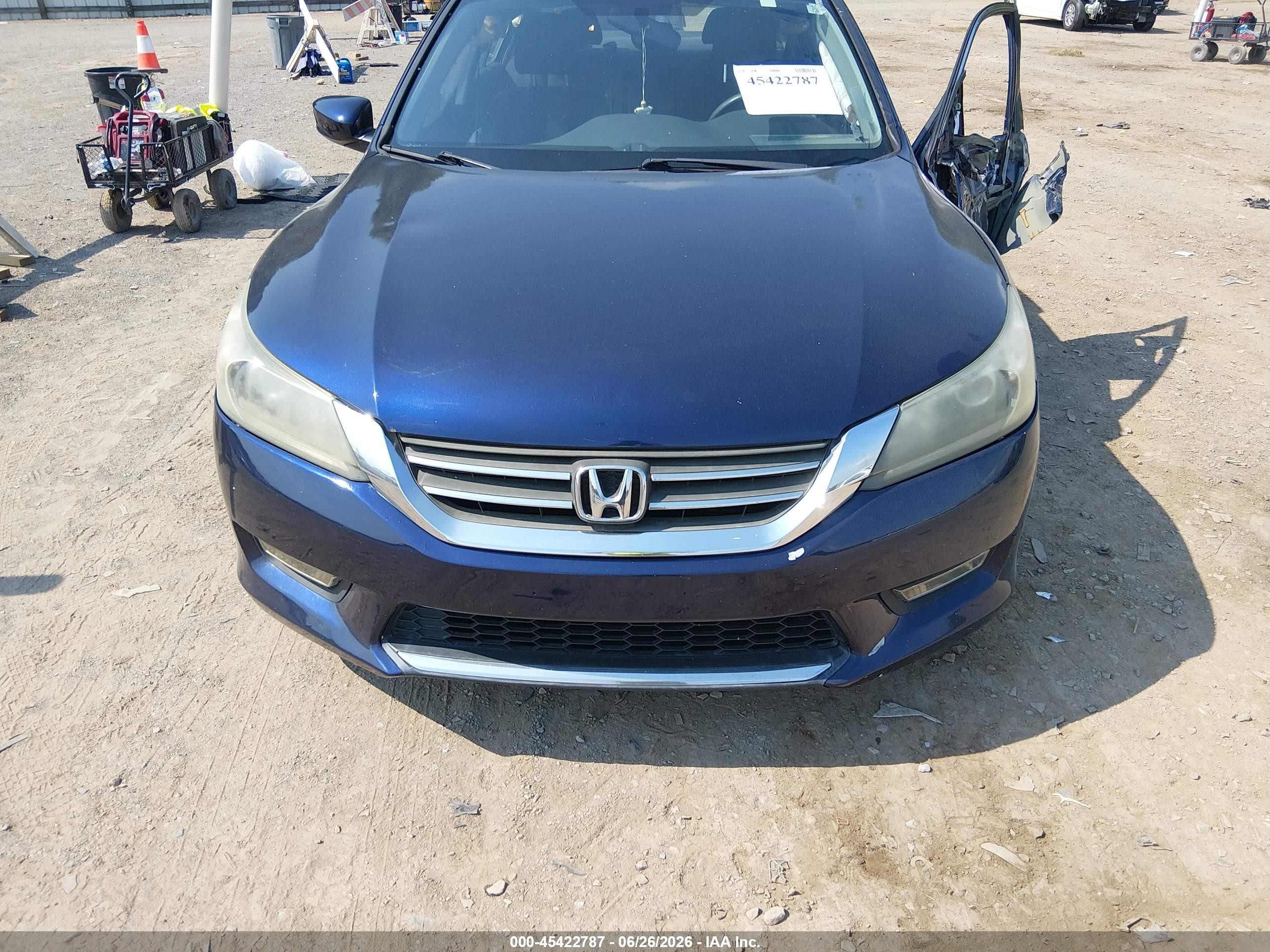 2013 Honda Accord Sport Blue vin: 1HGCR2F50DA060699