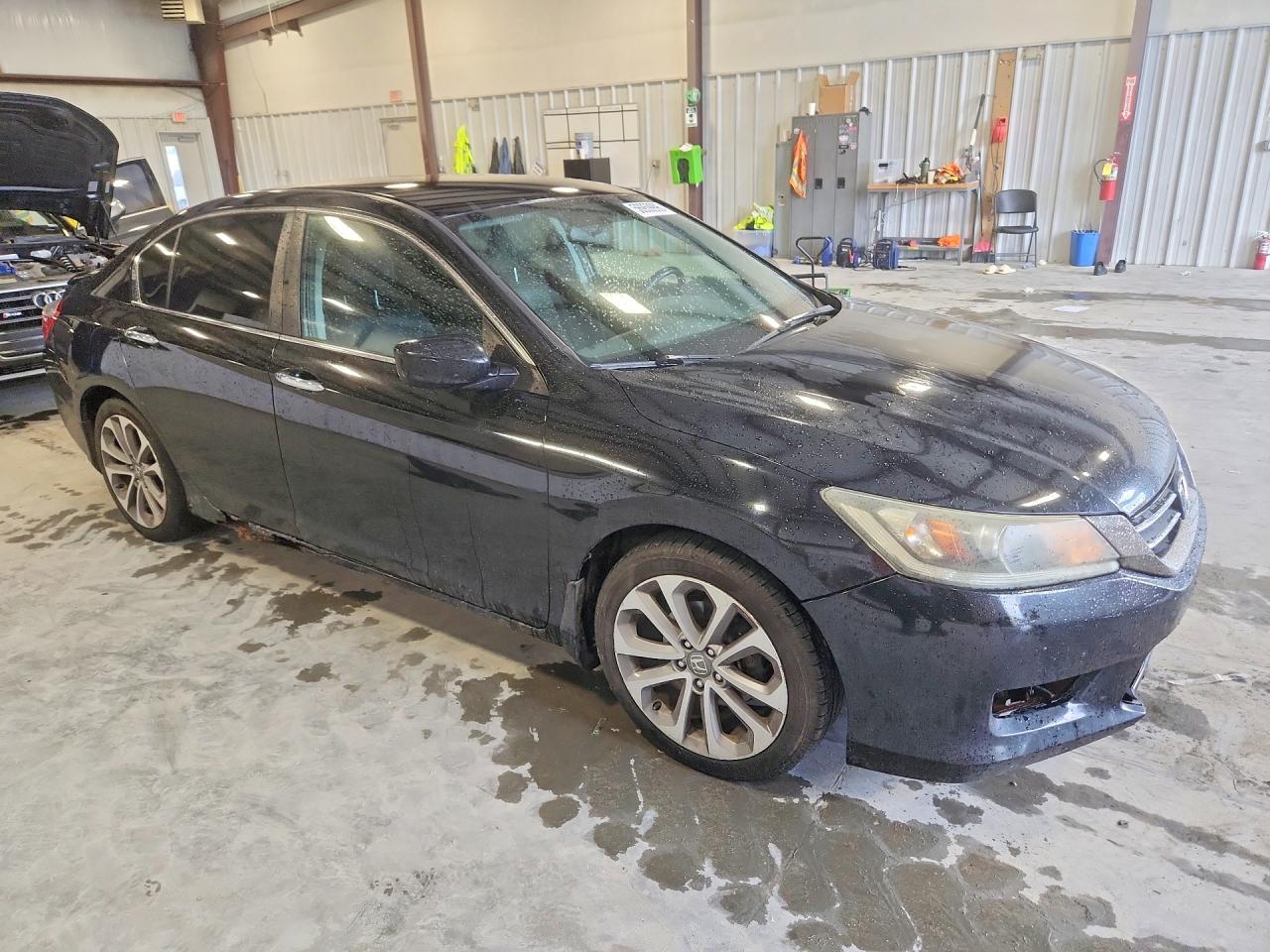 2013 Honda Accord Sport Black vin: 1HGCR2F50DA063554