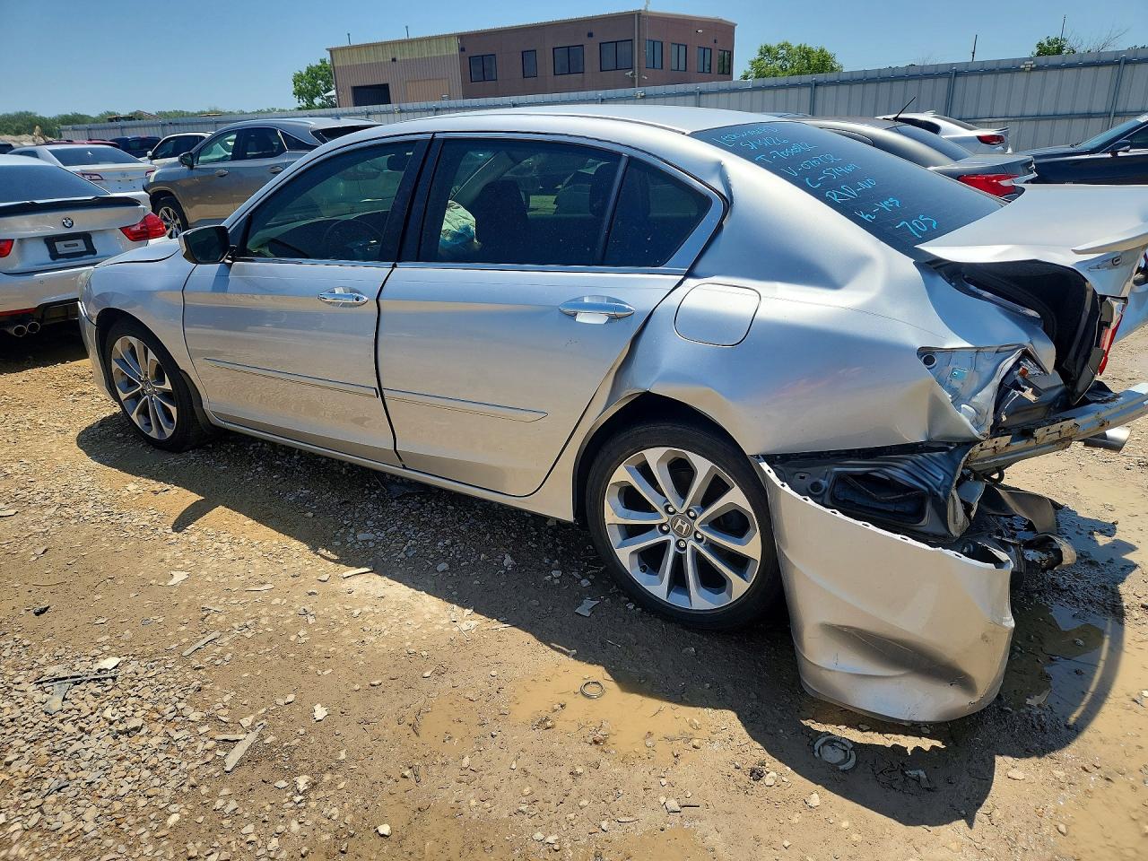 2013 Honda Accord Sport Silver vin: 1HGCR2F50DA070732