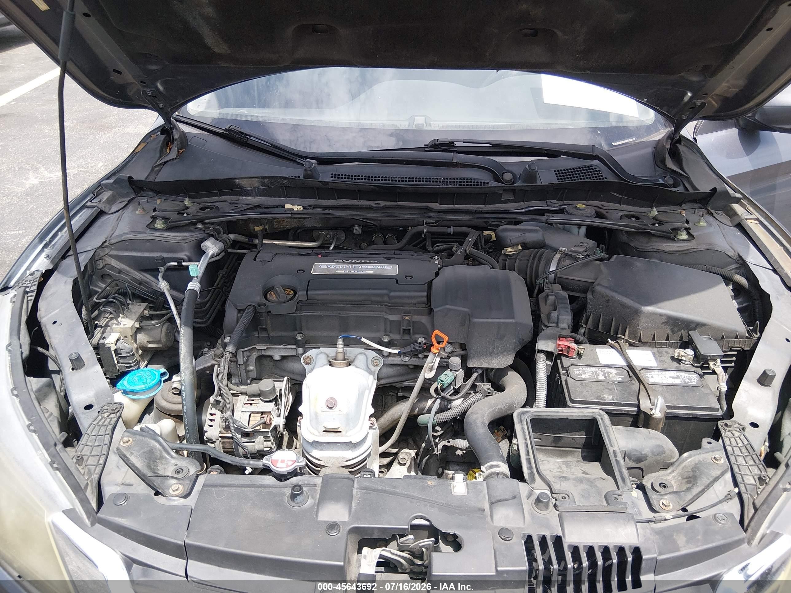 2013 Honda Accord Sport Gray vin: 1HGCR2F50DA082931