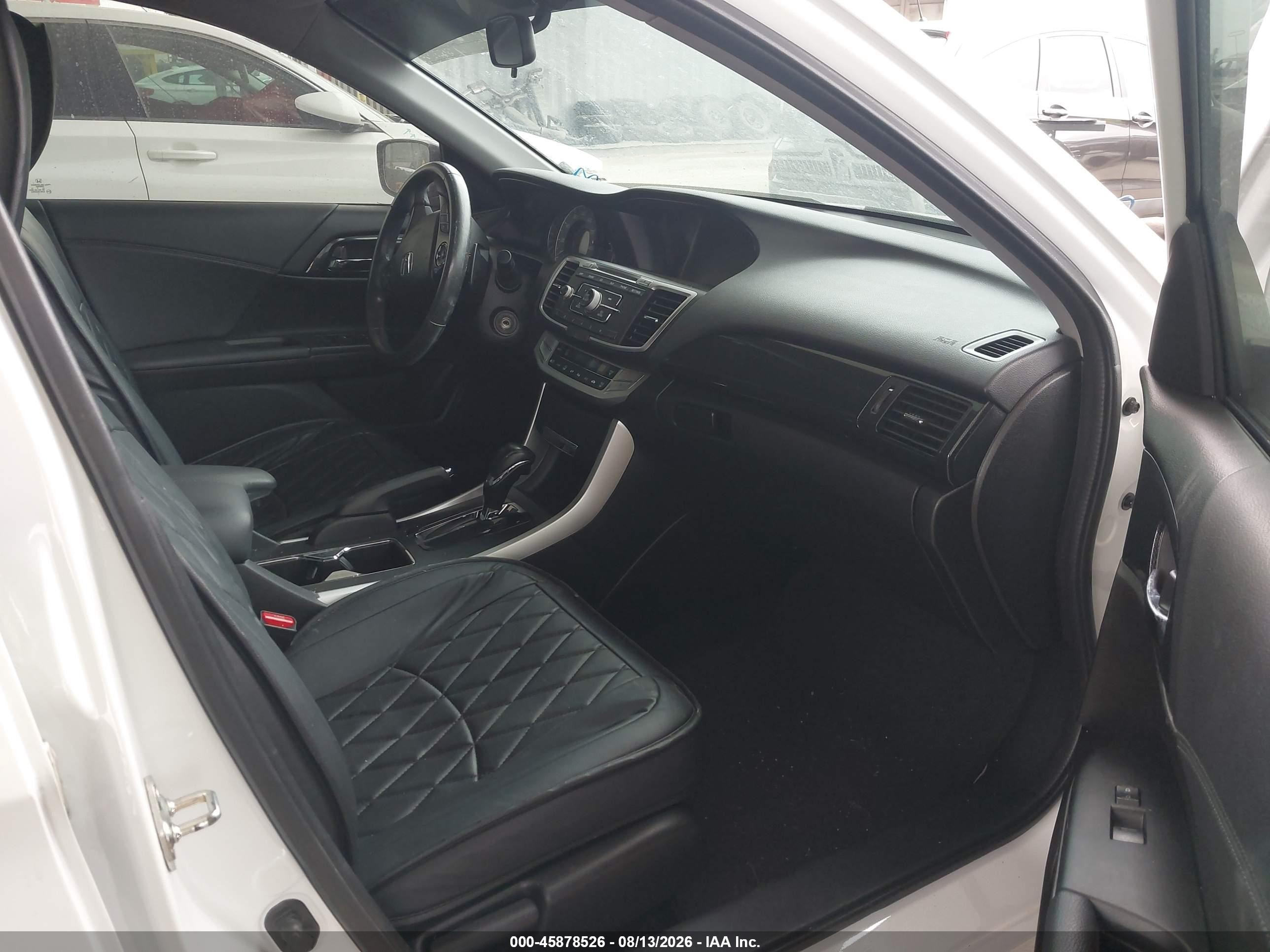 2013 Honda Accord Sport White vin: 1HGCR2F50DA179806