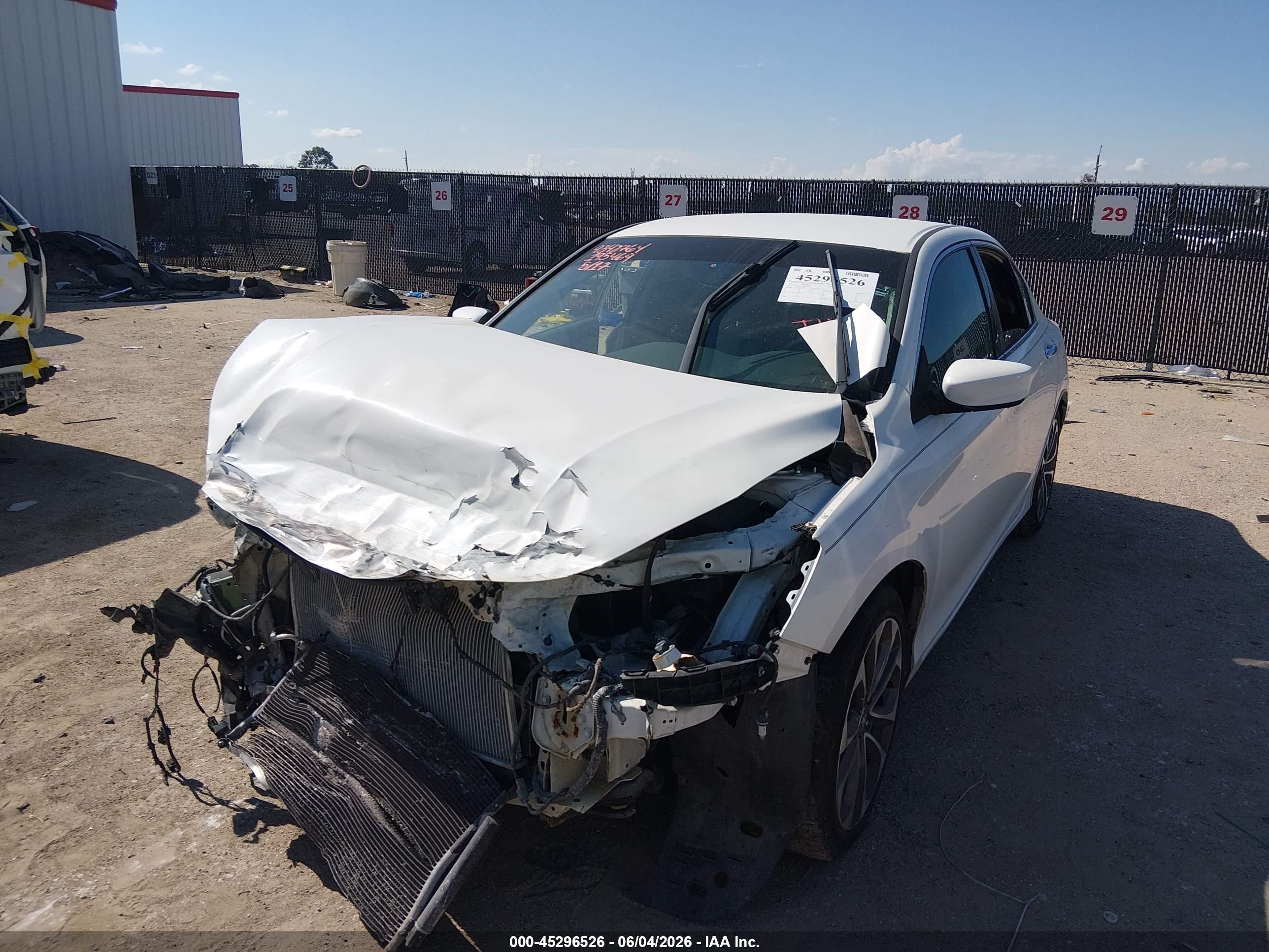 2013 Honda Accord Sport Белый vin: 1HGCR2F50DA195469