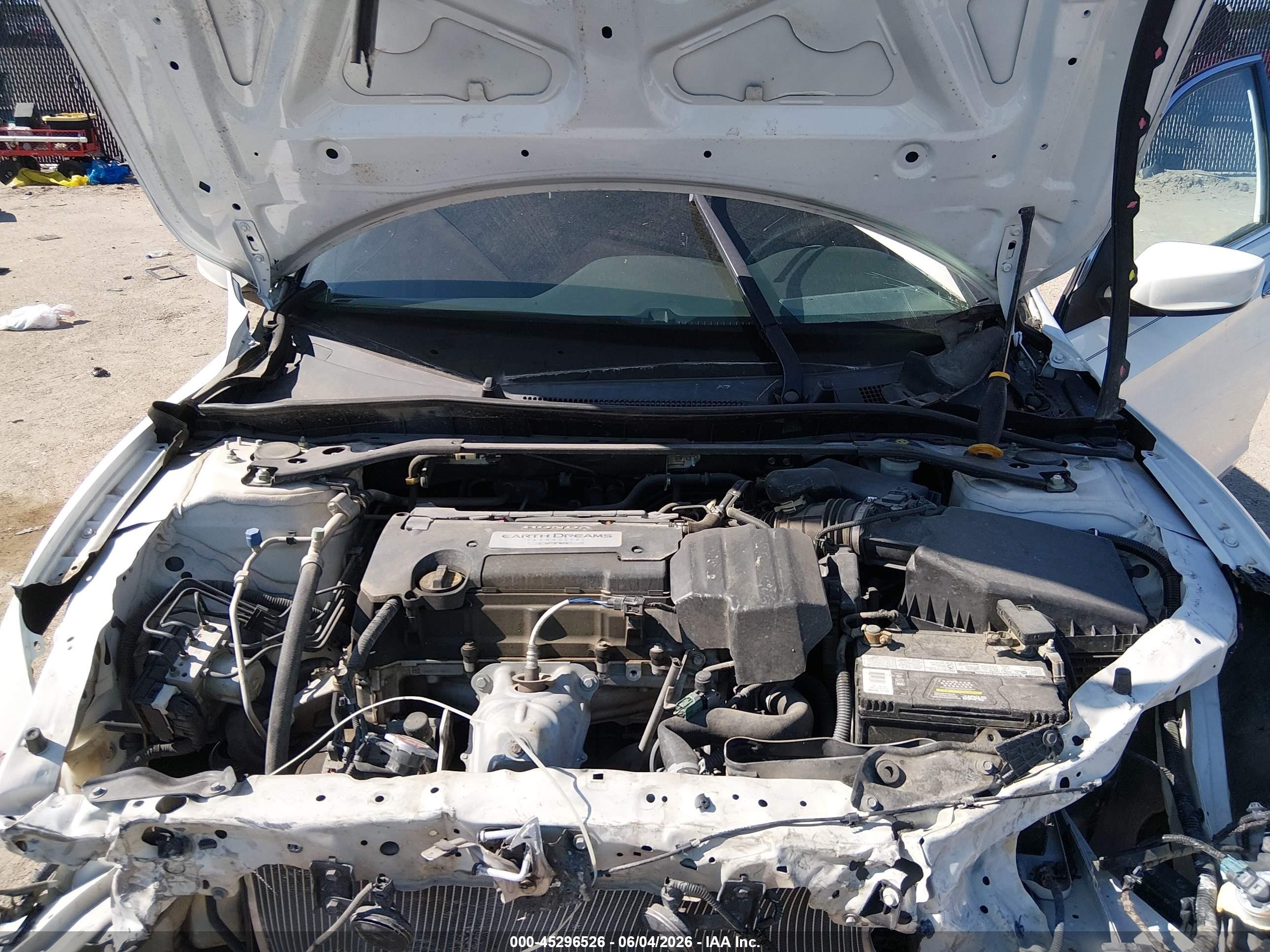 2013 Honda Accord Sport Белый vin: 1HGCR2F50DA195469