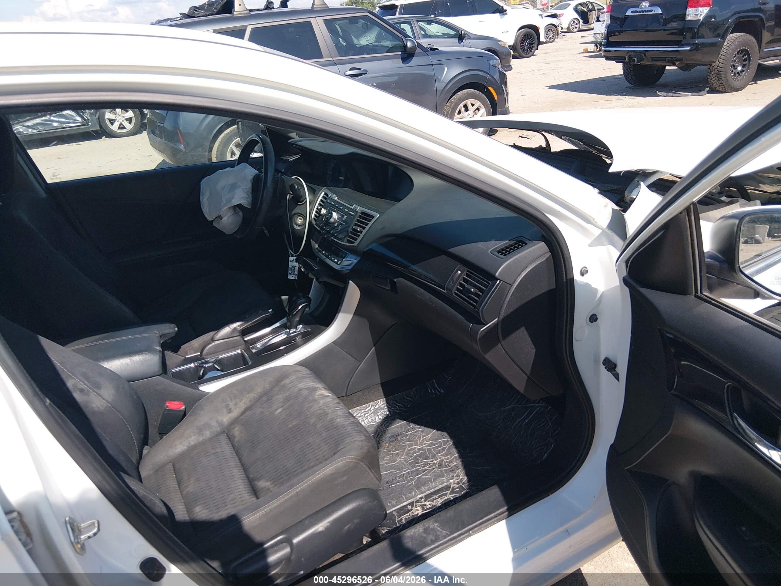 2013 Honda Accord Sport Белый vin: 1HGCR2F50DA195469