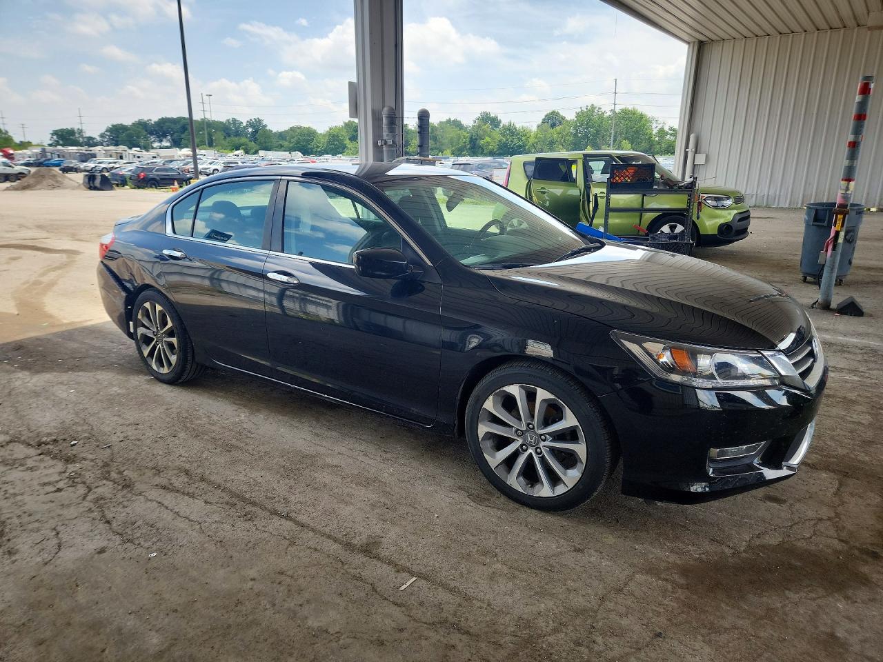 2013 Honda Accord Sport Черный vin: 1HGCR2F50DA260255