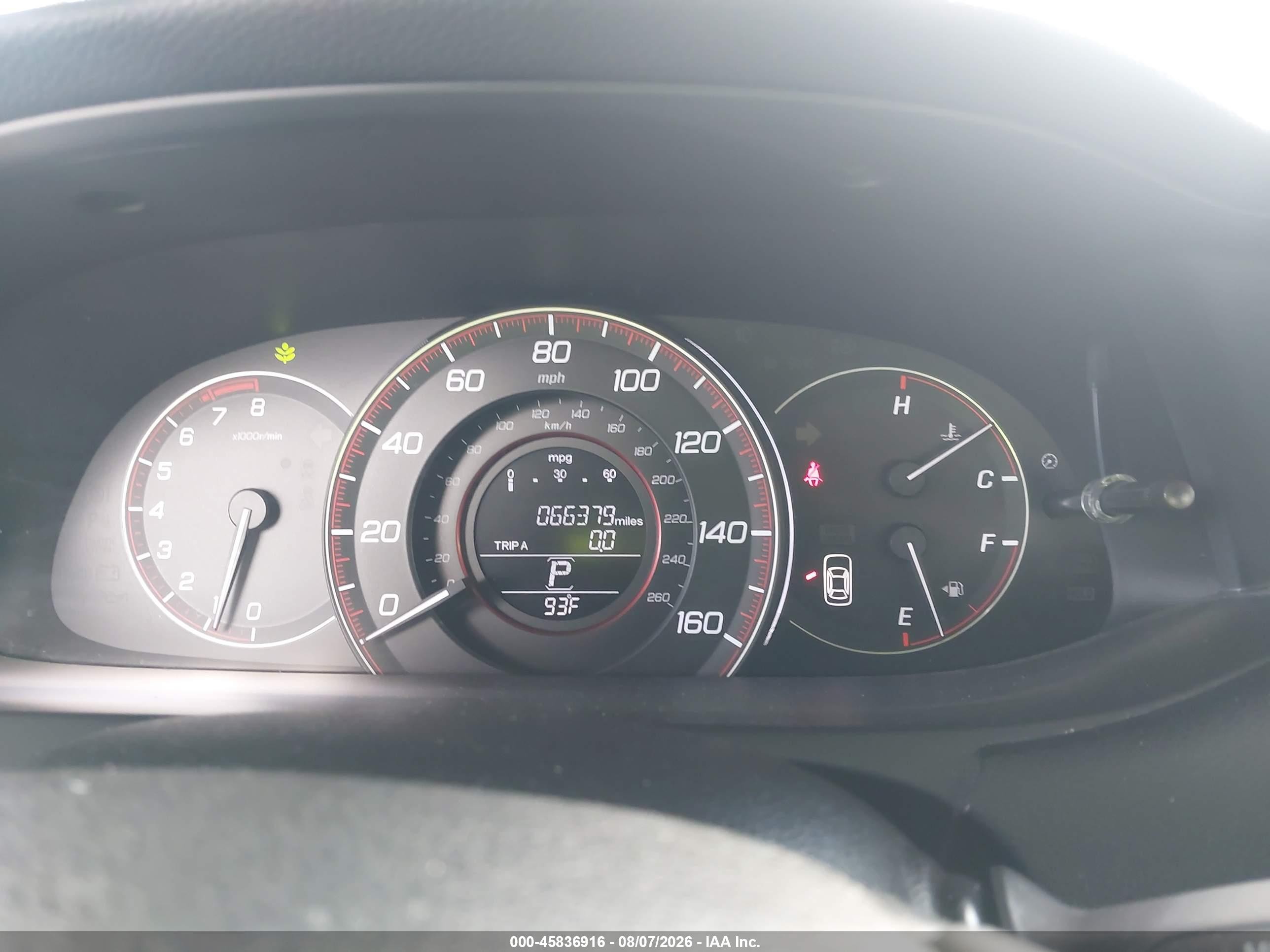 2013 Honda Accord Sport Бежевый vin: 1HGCR2F50DA280876