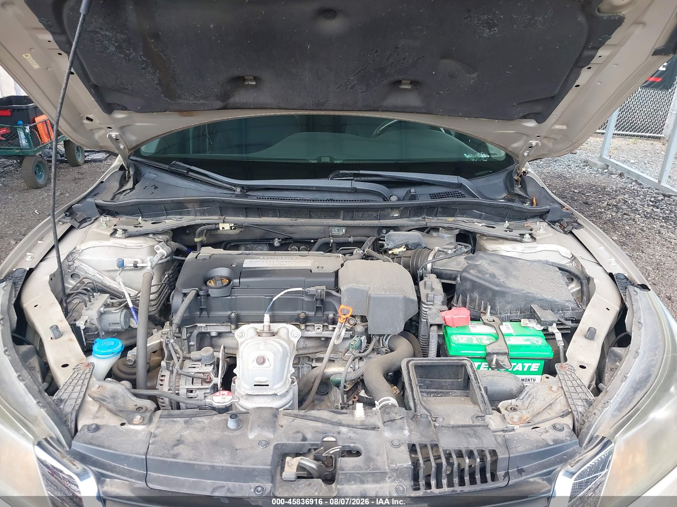 2013 Honda Accord Sport Бежевый vin: 1HGCR2F50DA280876