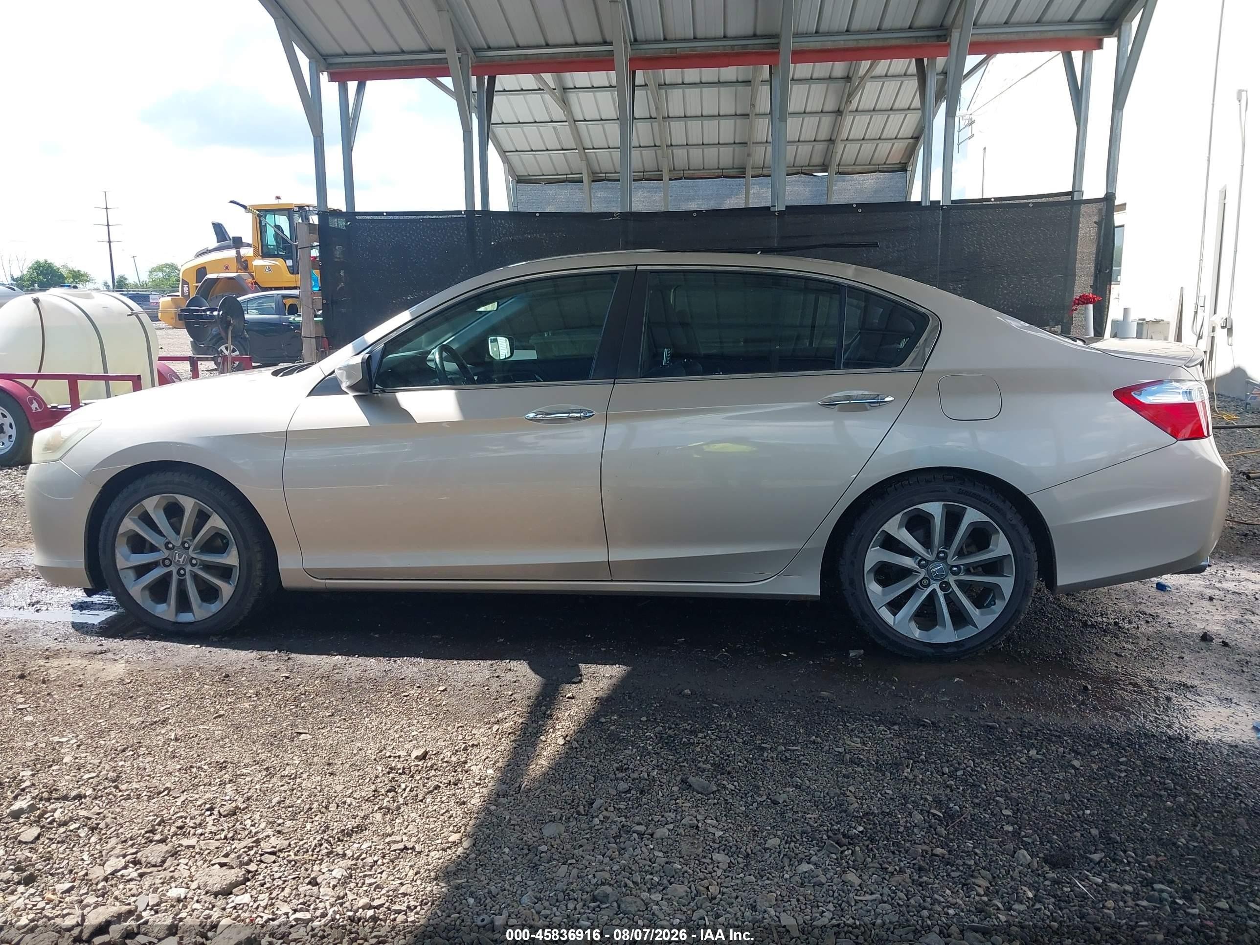 2013 Honda Accord Sport Бежевый vin: 1HGCR2F50DA280876