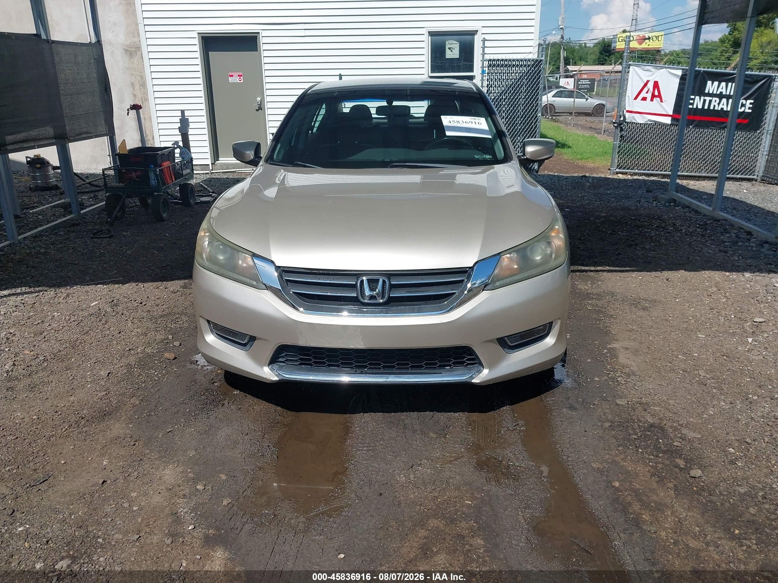 2013 Honda Accord Sport Бежевый vin: 1HGCR2F50DA280876