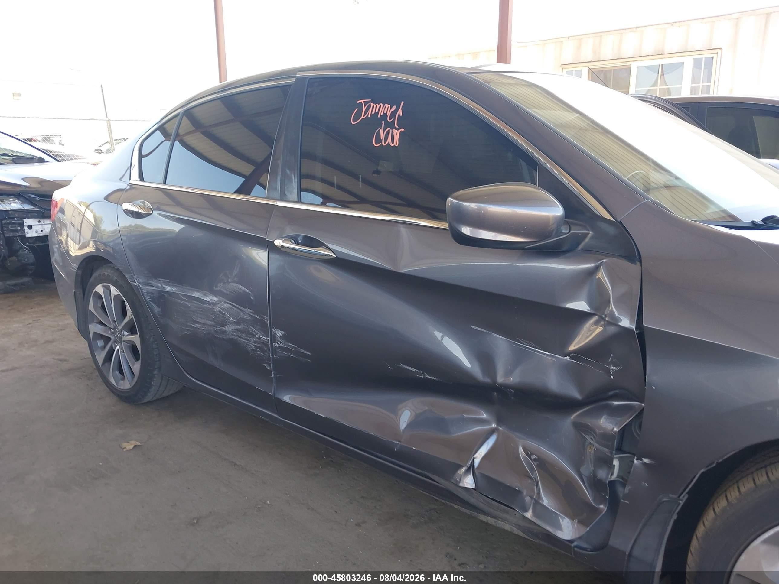2013 Honda Accord Sport Gray vin: 1HGCR2F50DA280957