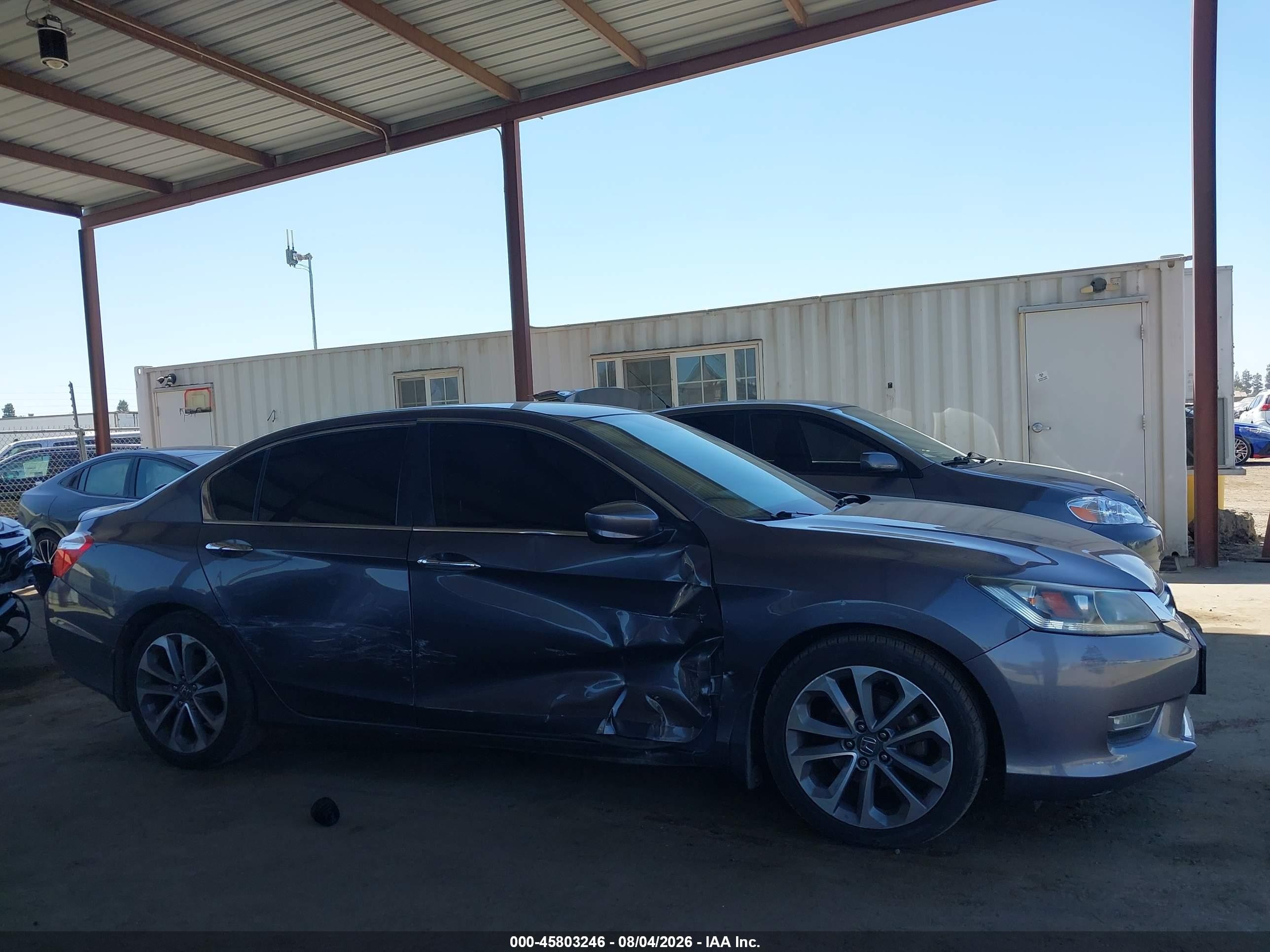 2013 Honda Accord Sport Gray vin: 1HGCR2F50DA280957