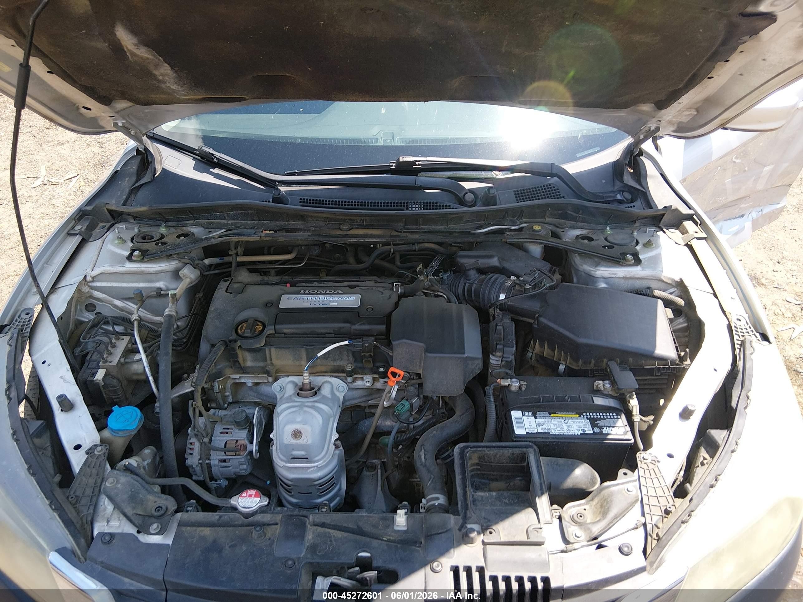 2013 Honda Accord Sport Gray vin: 1HGCR2F50DA282837