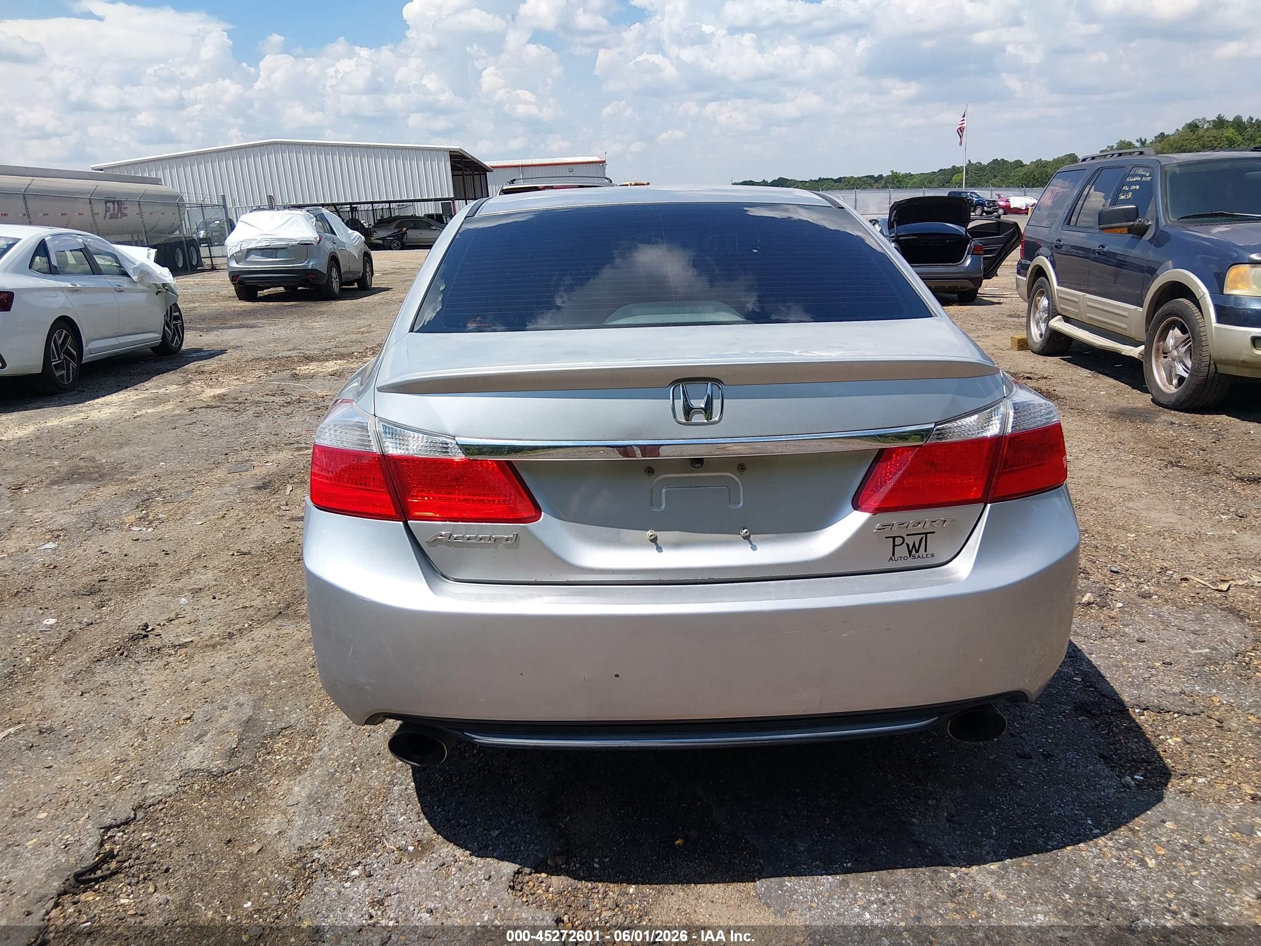 2013 Honda Accord Sport Gray vin: 1HGCR2F50DA282837