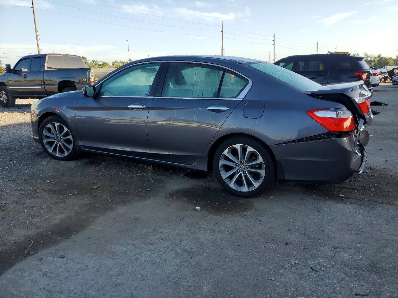 2014 Honda Accord Sport Gray vin: 1HGCR2F50EA015232
