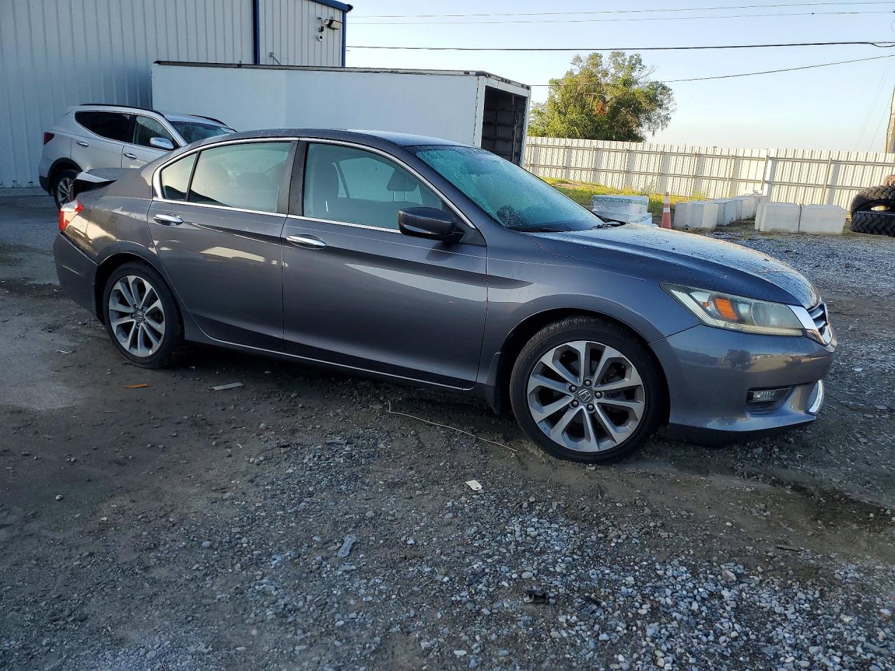 2014 Honda Accord Sport Gray vin: 1HGCR2F50EA015232