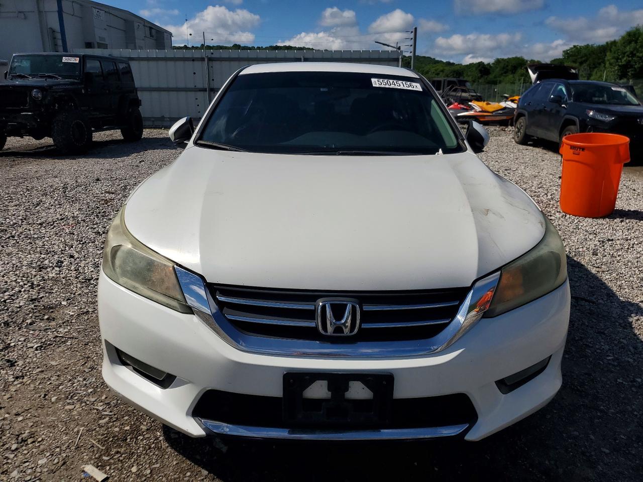 2014 Honda Accord Sport White vin: 1HGCR2F50EA017871