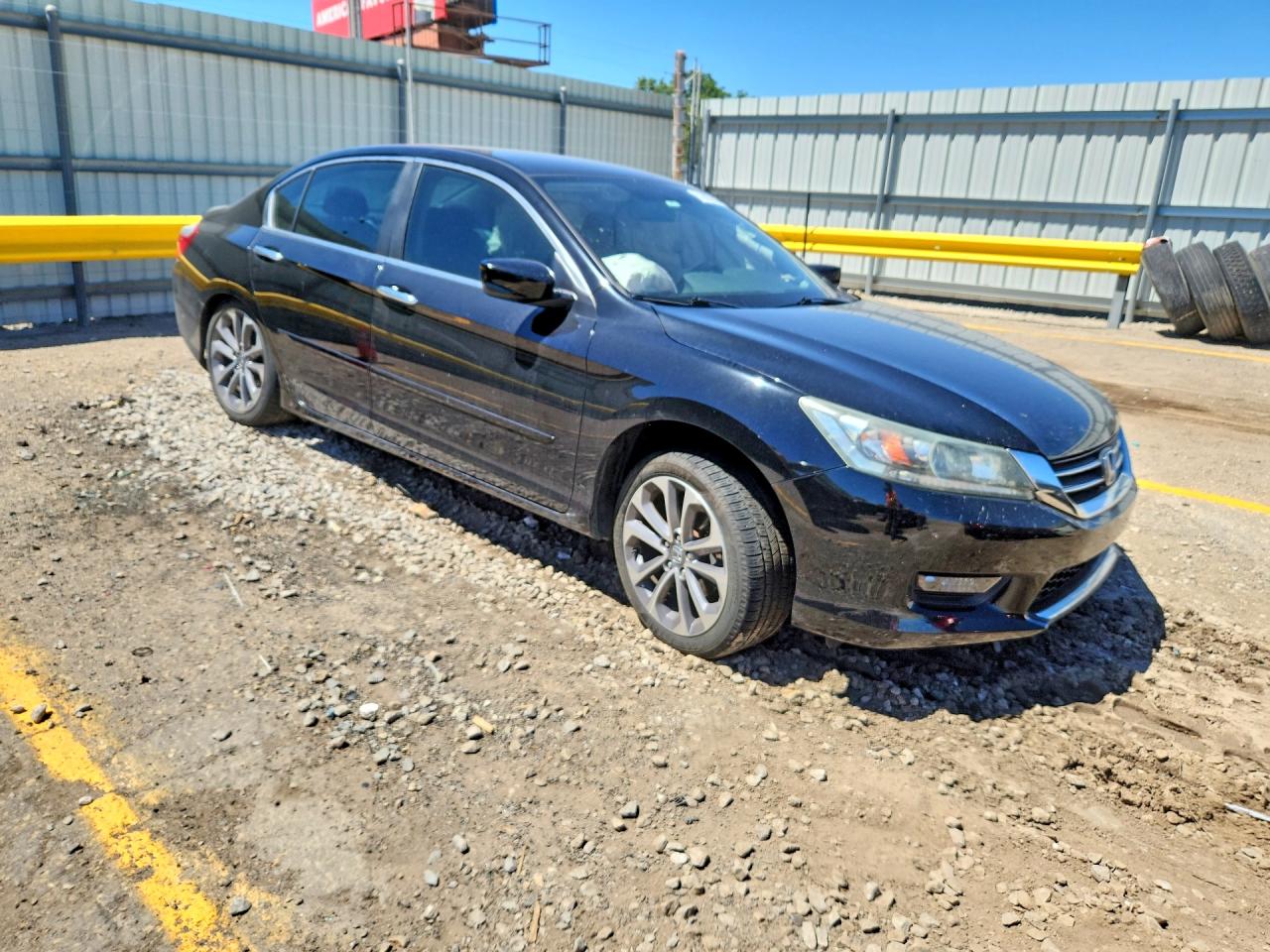 2014 Honda Accord Sport Черный vin: 1HGCR2F50EA020902