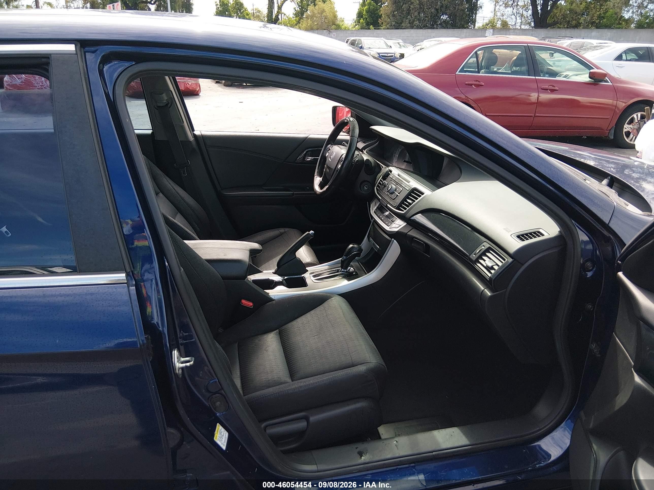 2014 Honda Accord Sport Dark Blue vin: 1HGCR2F50EA052393