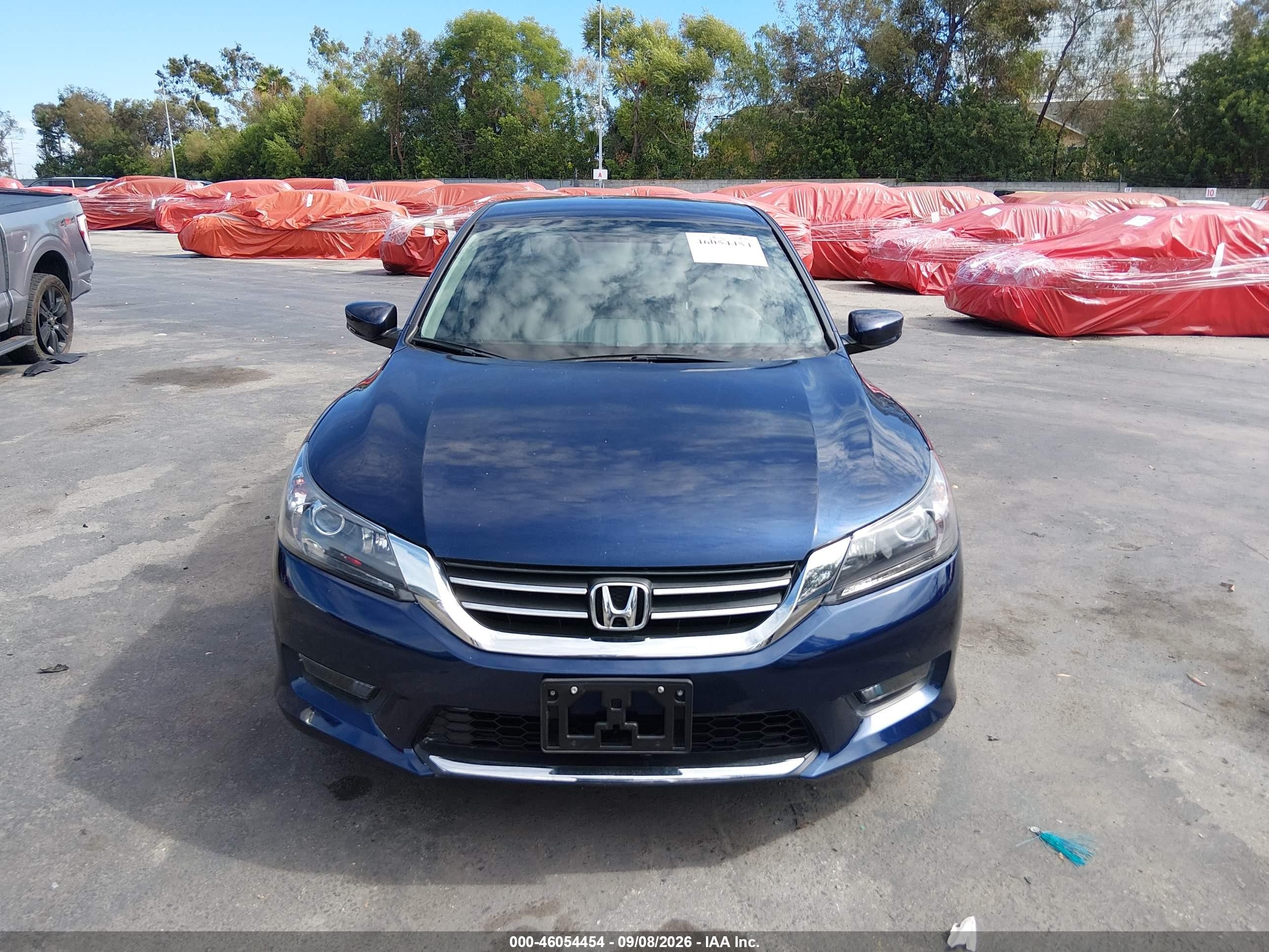 2014 Honda Accord Sport Dark Blue vin: 1HGCR2F50EA052393