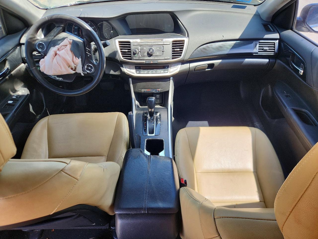 2014 Honda Accord Sport Beige vin: 1HGCR2F50EA064009