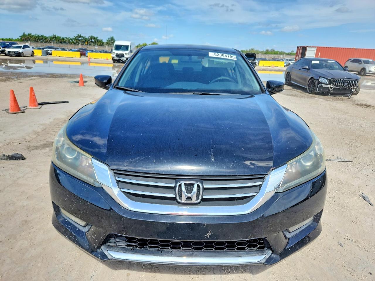 2014 Honda Accord Sport Black vin: 1HGCR2F50EA070392