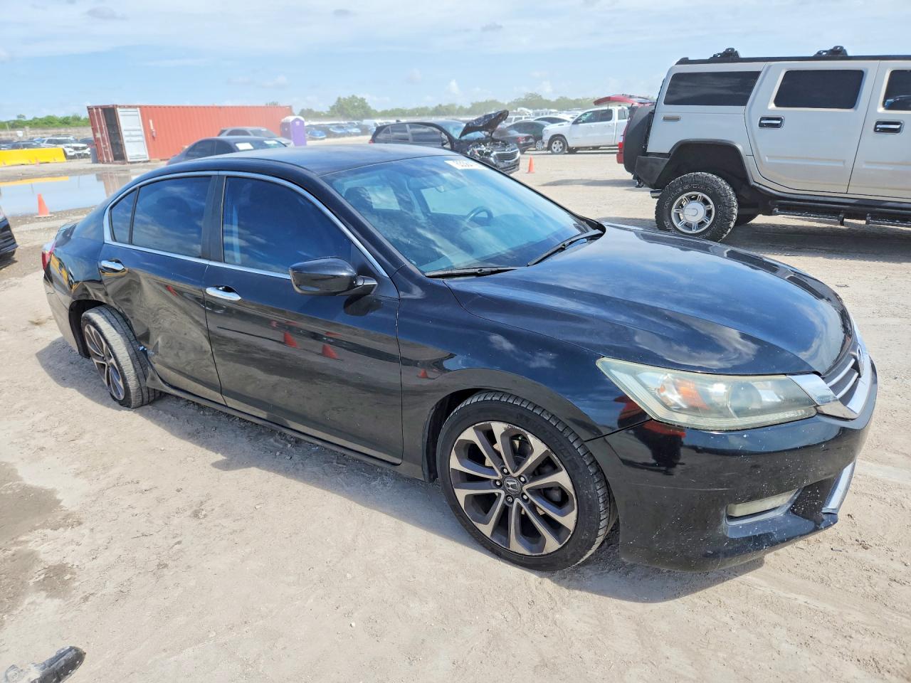2014 Honda Accord Sport Black vin: 1HGCR2F50EA070392