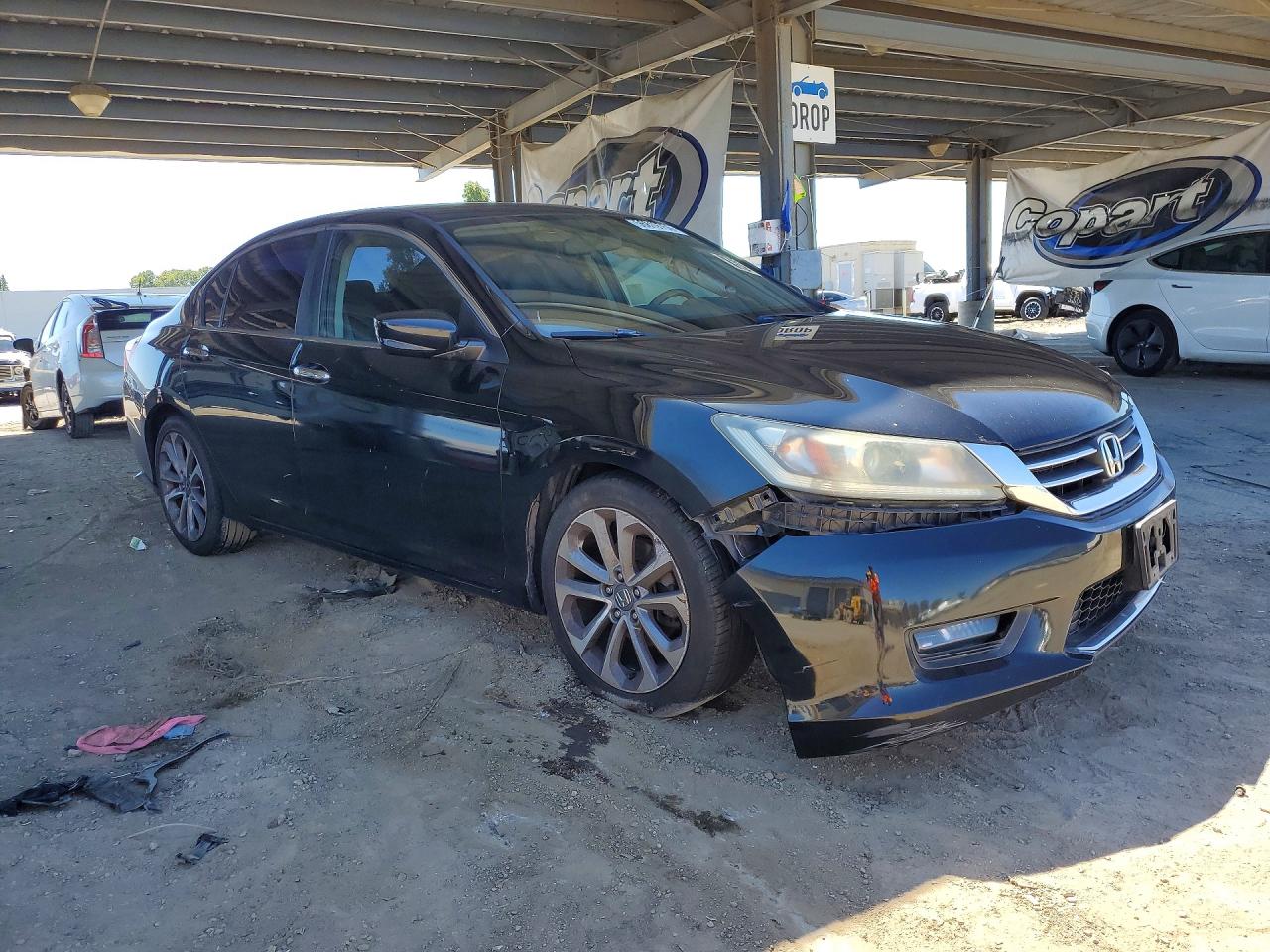 2014 Honda Accord Sport Black vin: 1HGCR2F50EA072563