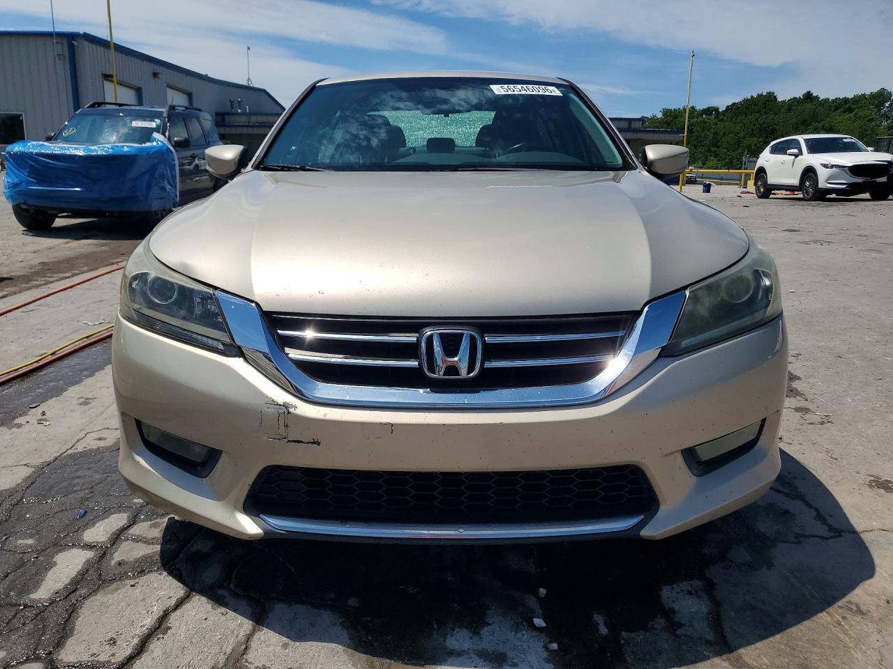 2014 Honda Accord Sport Beige vin: 1HGCR2F50EA079366