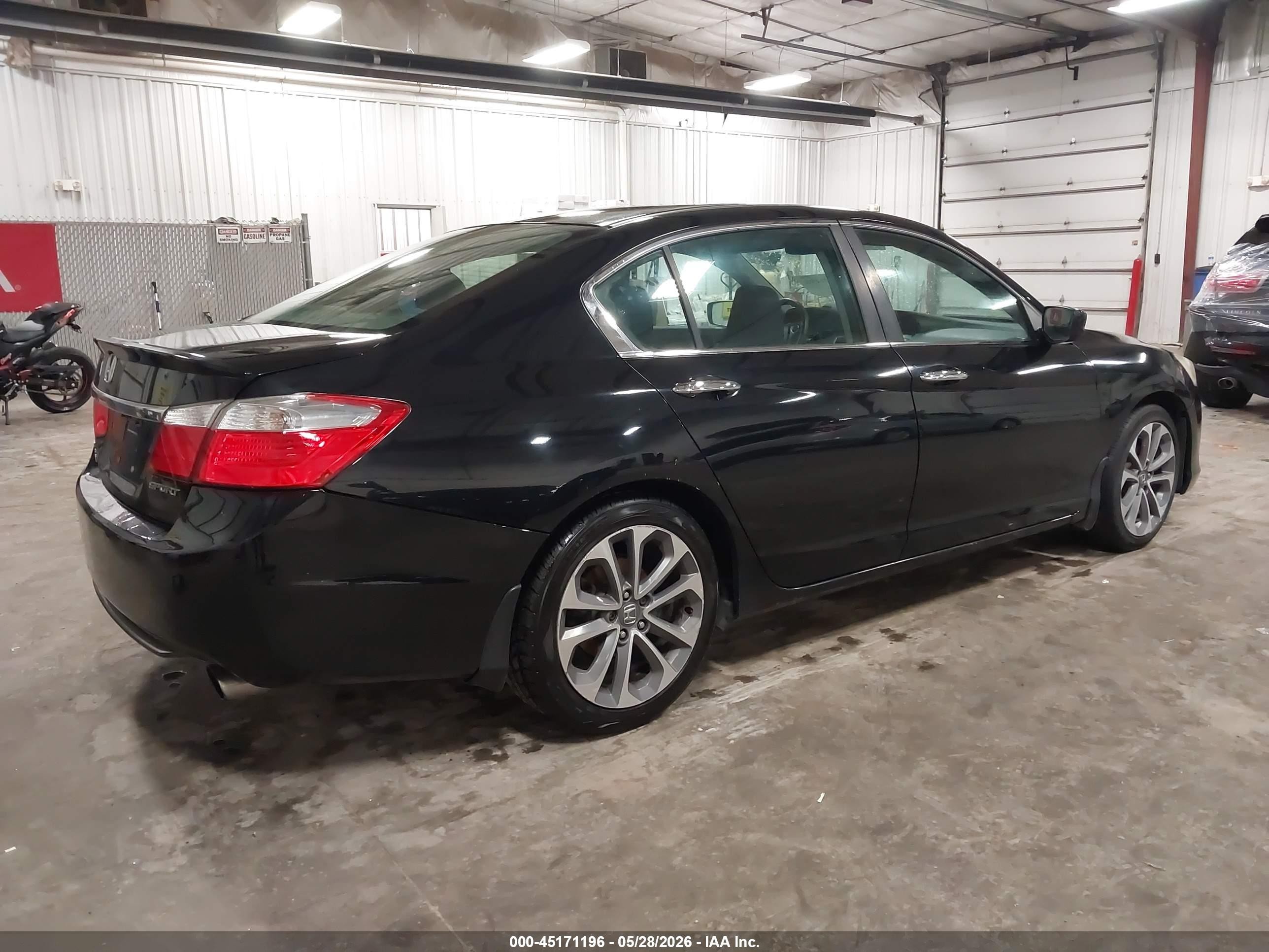 2014 Honda Accord Sport Black vin: 1HGCR2F50EA092893