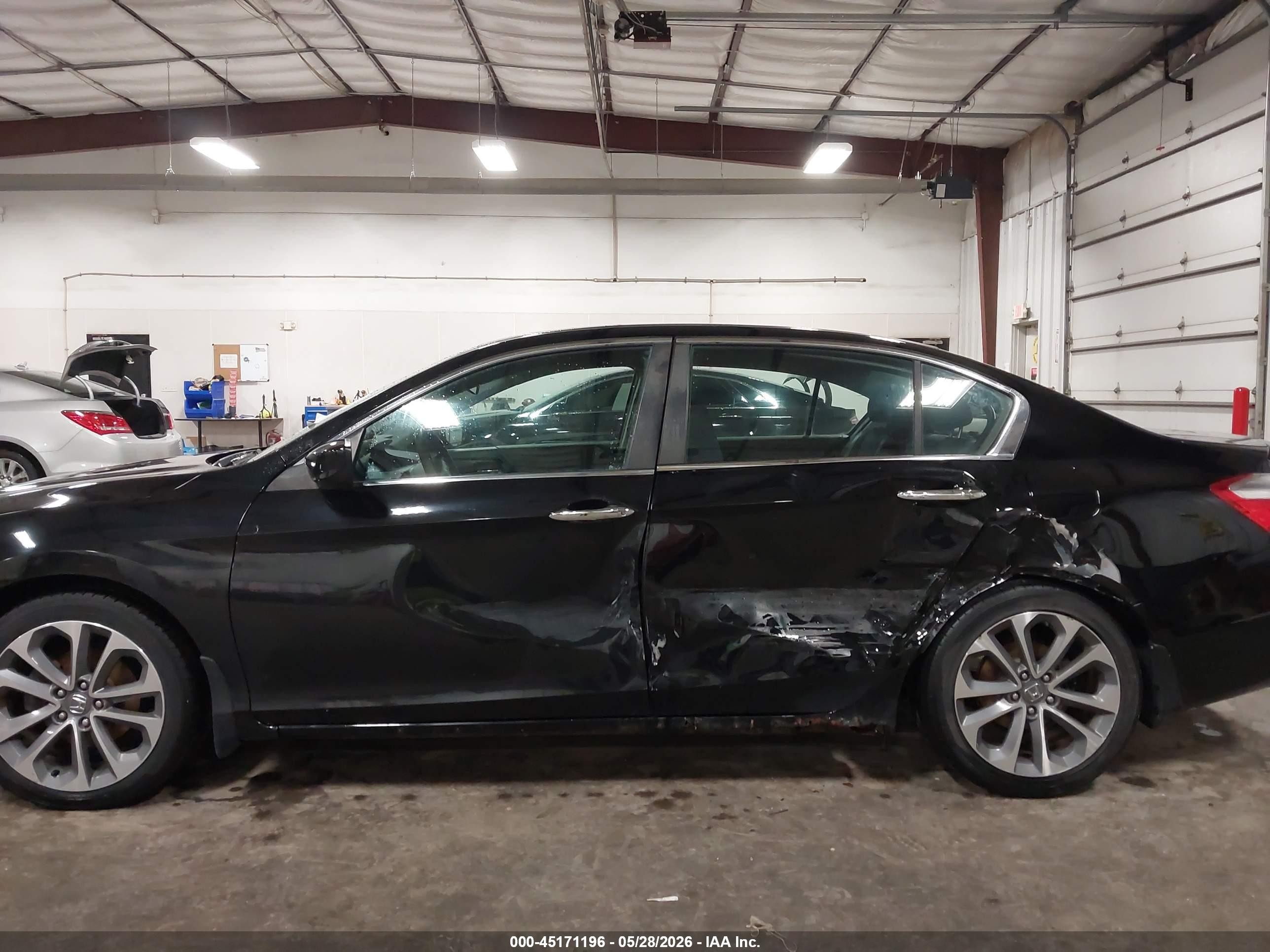 2014 Honda Accord Sport Black vin: 1HGCR2F50EA092893