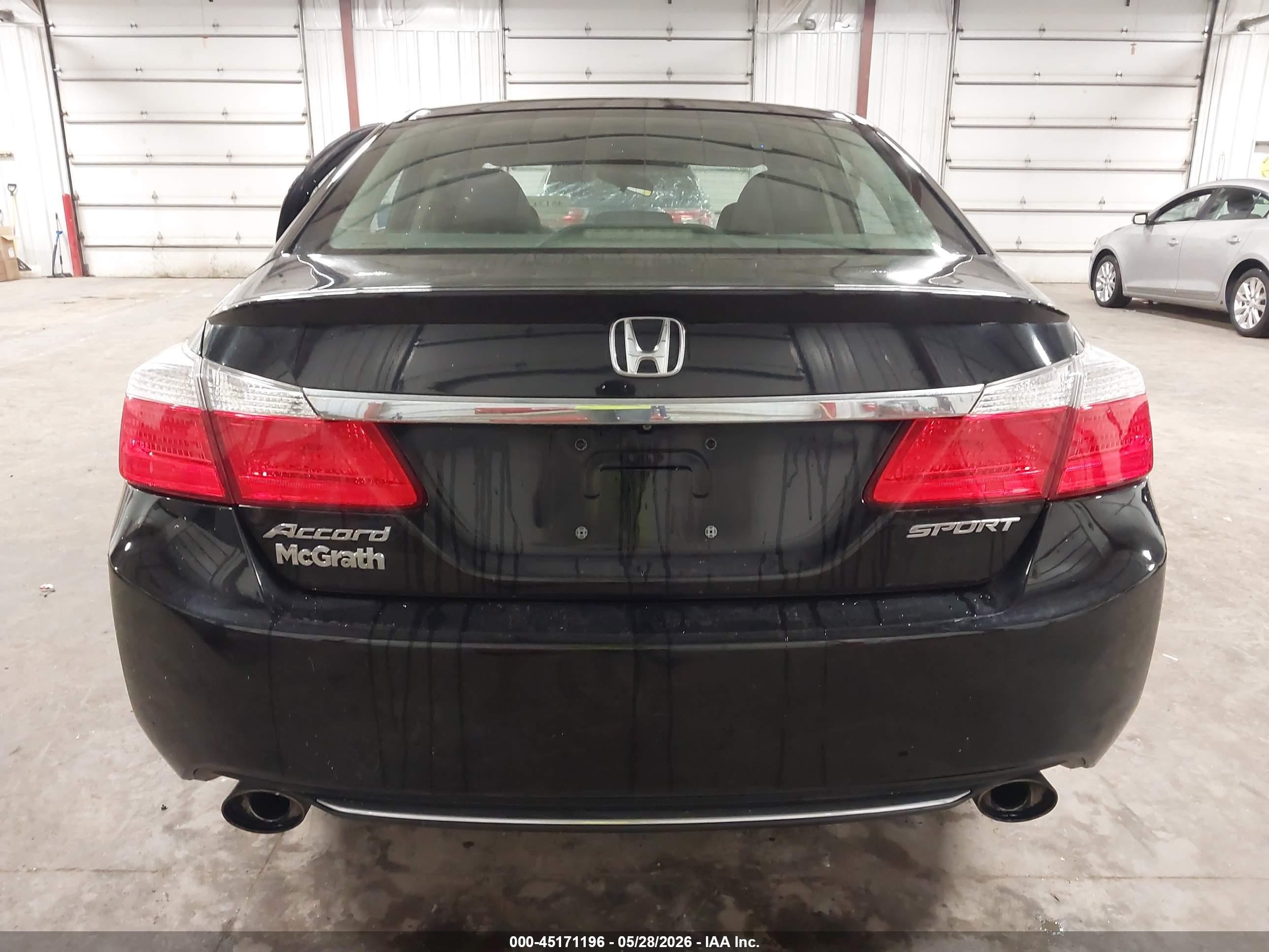 2014 Honda Accord Sport Black vin: 1HGCR2F50EA092893