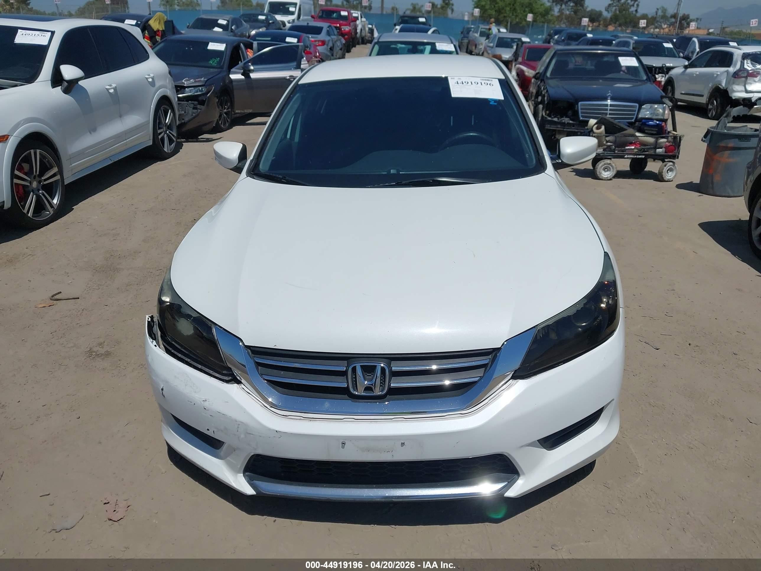 2014 Honda Accord Sport White vin: 1HGCR2F50EA109613