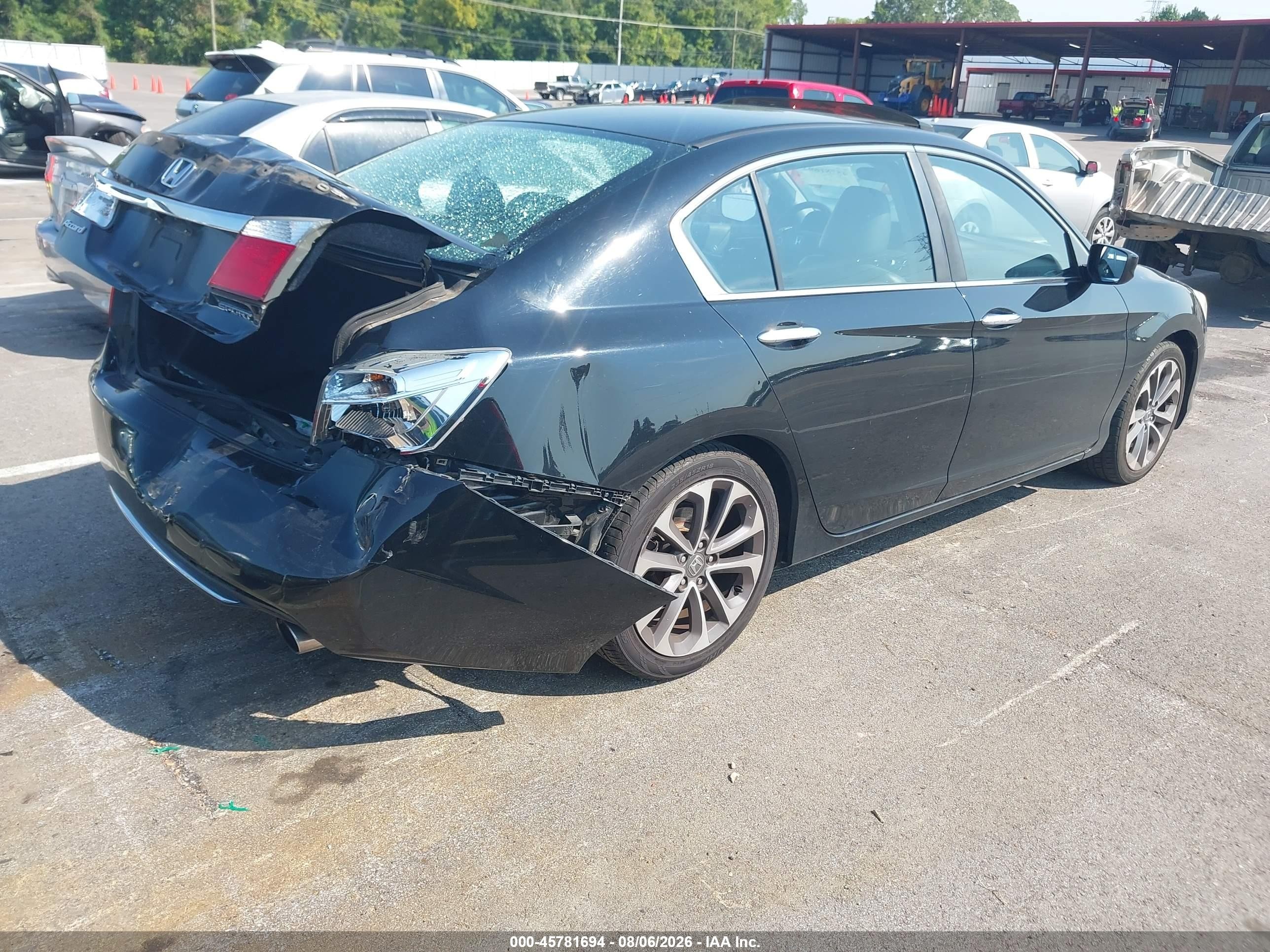 2014 Honda Accord Sport Black vin: 1HGCR2F50EA120823