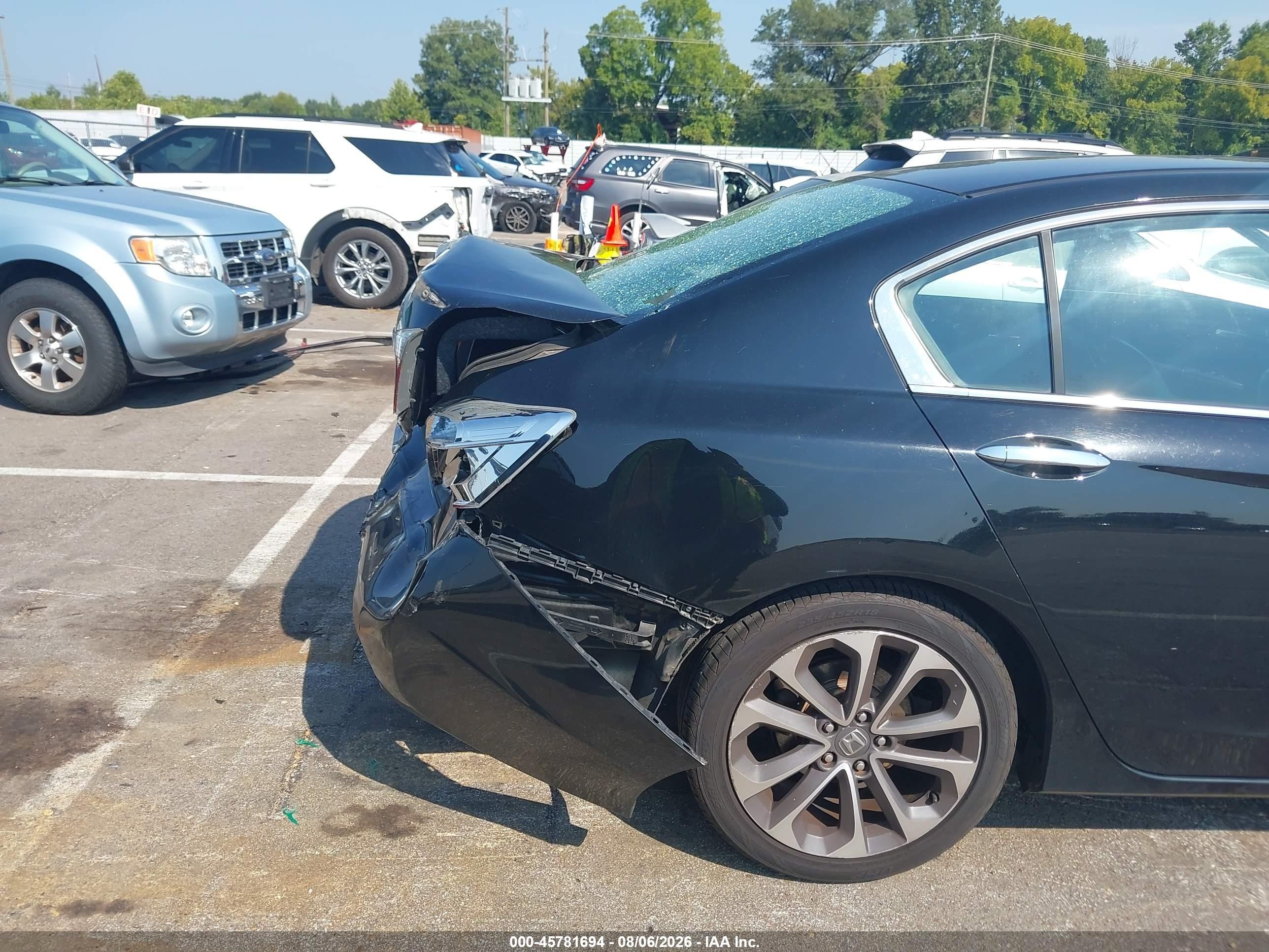 2014 Honda Accord Sport Black vin: 1HGCR2F50EA120823