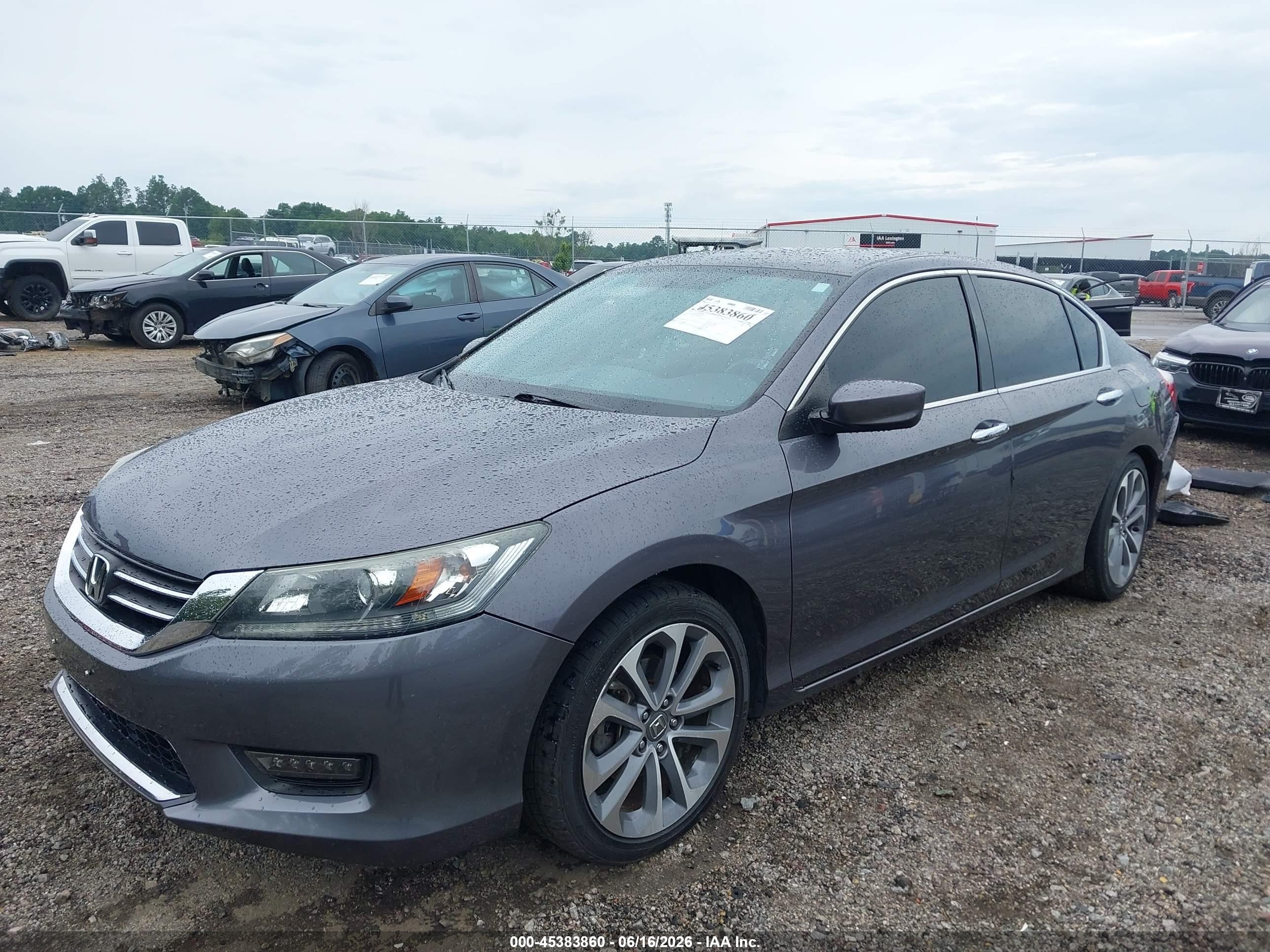 2014 Honda Accord Sport Gray vin: 1HGCR2F50EA131787