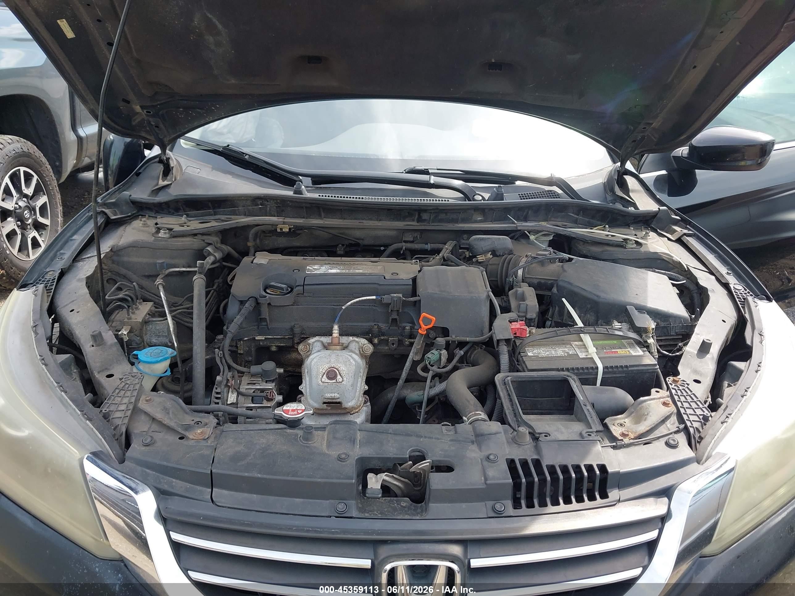 2014 Honda Accord Sport Черный vin: 1HGCR2F50EA159749