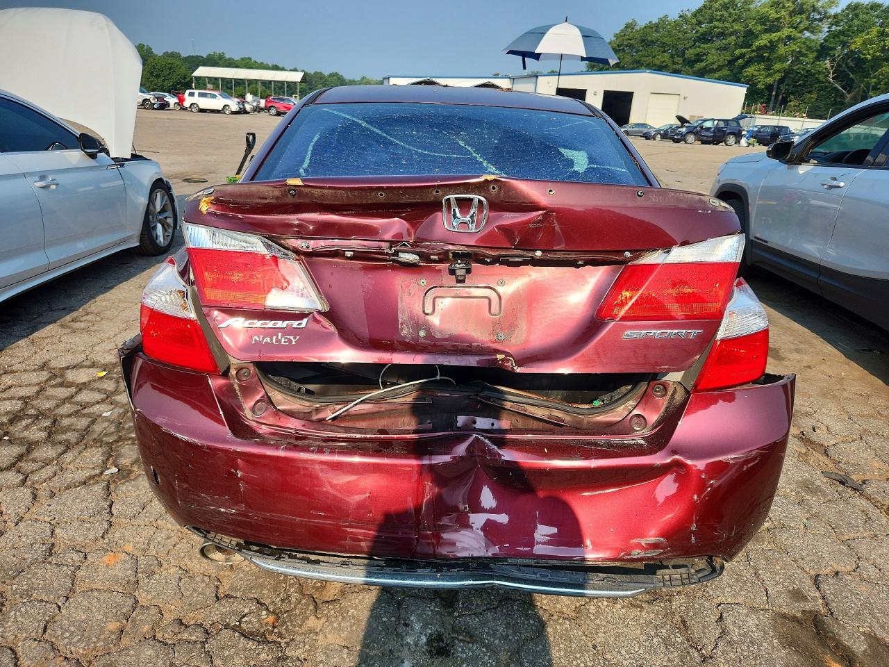 2014 Honda Accord Sport Бордовый vin: 1HGCR2F50EA246793
